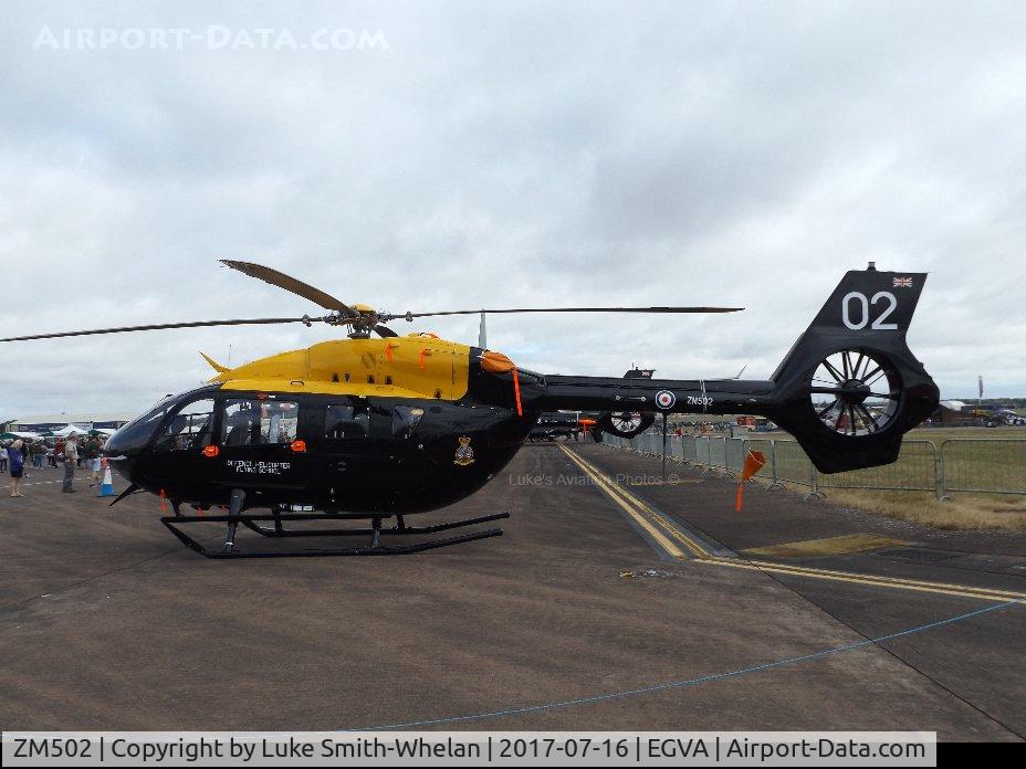ZM502, 2017 Airbus Helicopters H-145 Jupiter HT1 (BK-117D-2m) C/N 20133, Static - RIAT 17.