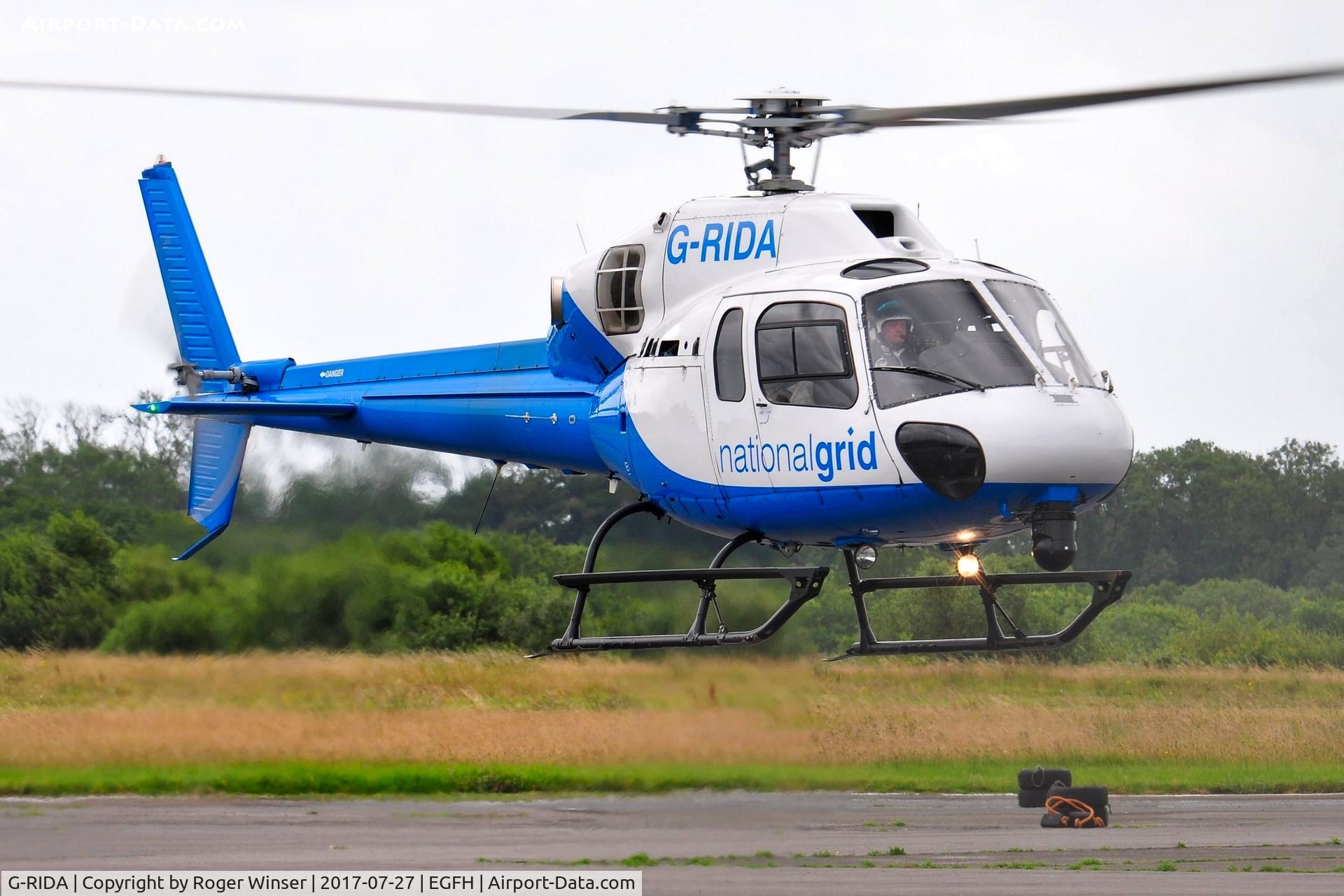 G-RIDA, 2007 Eurocopter AS-355NP Ecureuil 2 C/N 5734, Visiting Ecureuil 2 operated by National Grid Electricity Transmissions.