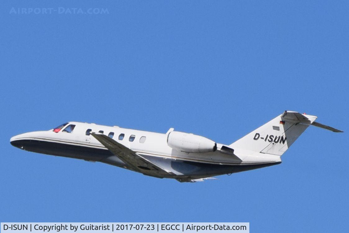 D-ISUN, 2003 Cessna 525A CitationJet CJ2 C/N 525A-0143, At Manchester