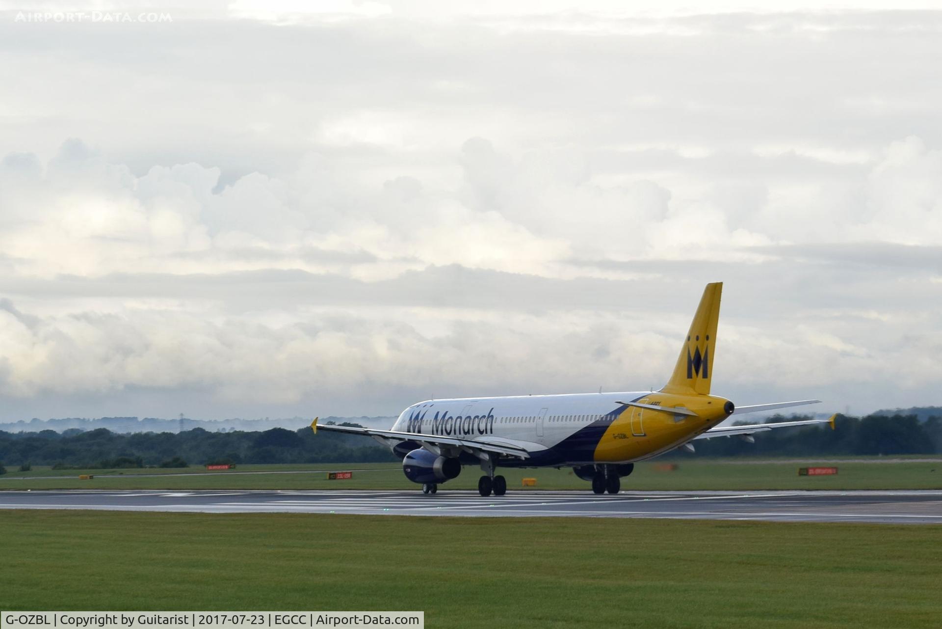 G-OZBL, 1998 Airbus A321-231 C/N 864, At Manchester