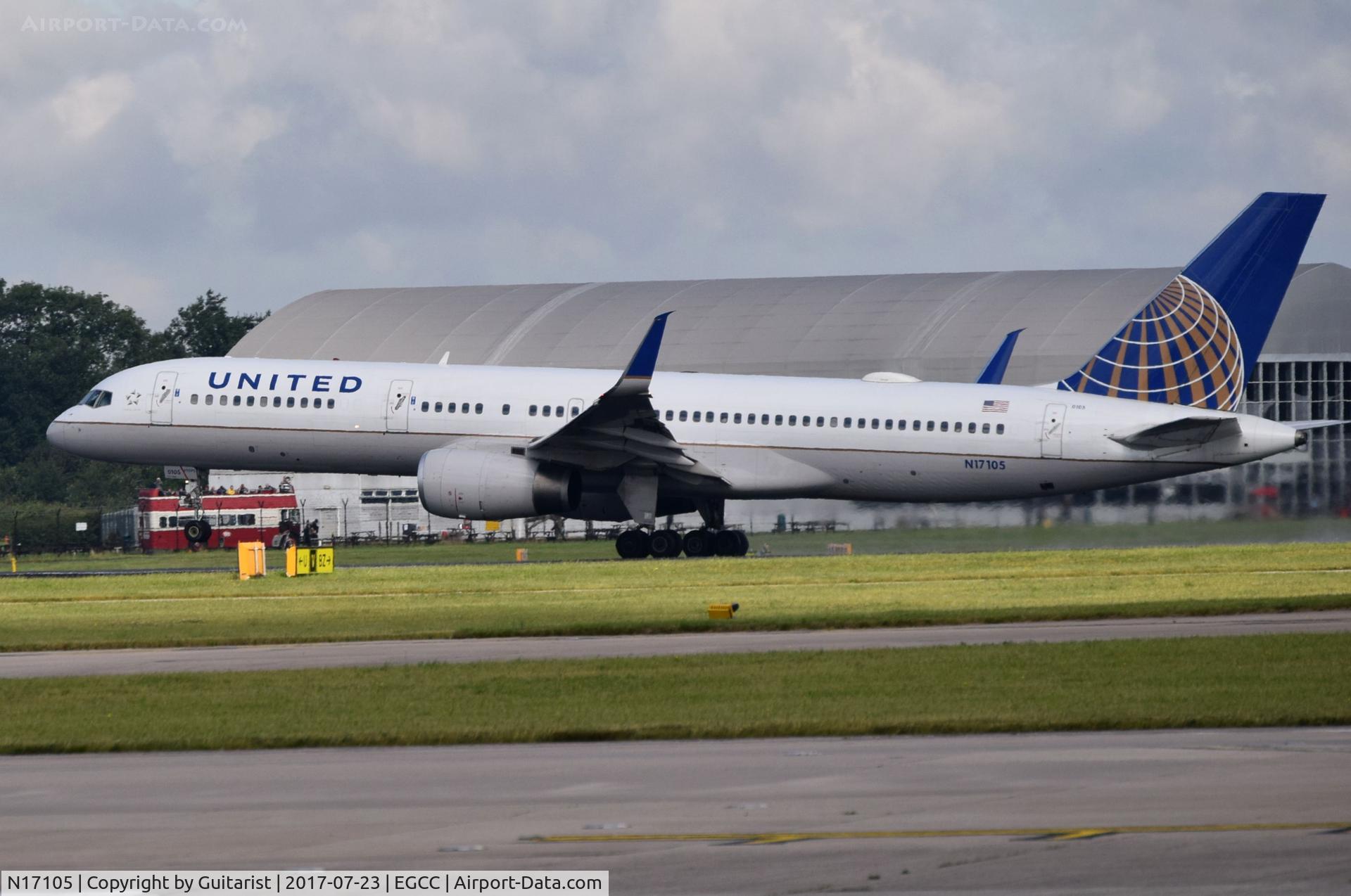 N17105, 1994 Boeing 757-224 C/N 27295, At Manchester