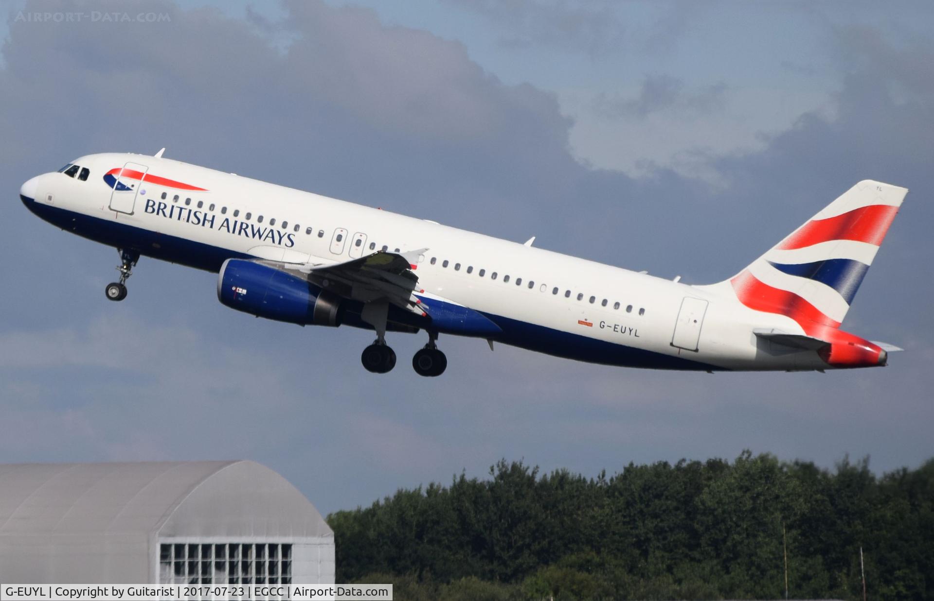 G-EUYL, 2011 Airbus A320-232 C/N 4725, At Manchester