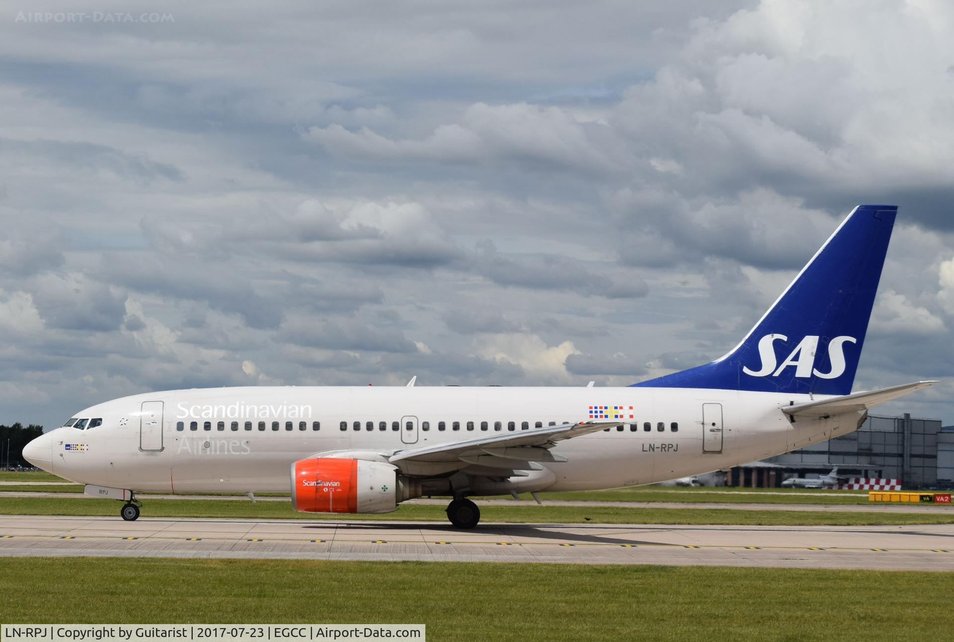 LN-RPJ, 2000 Boeing 737-783 C/N 30192, At Manchester