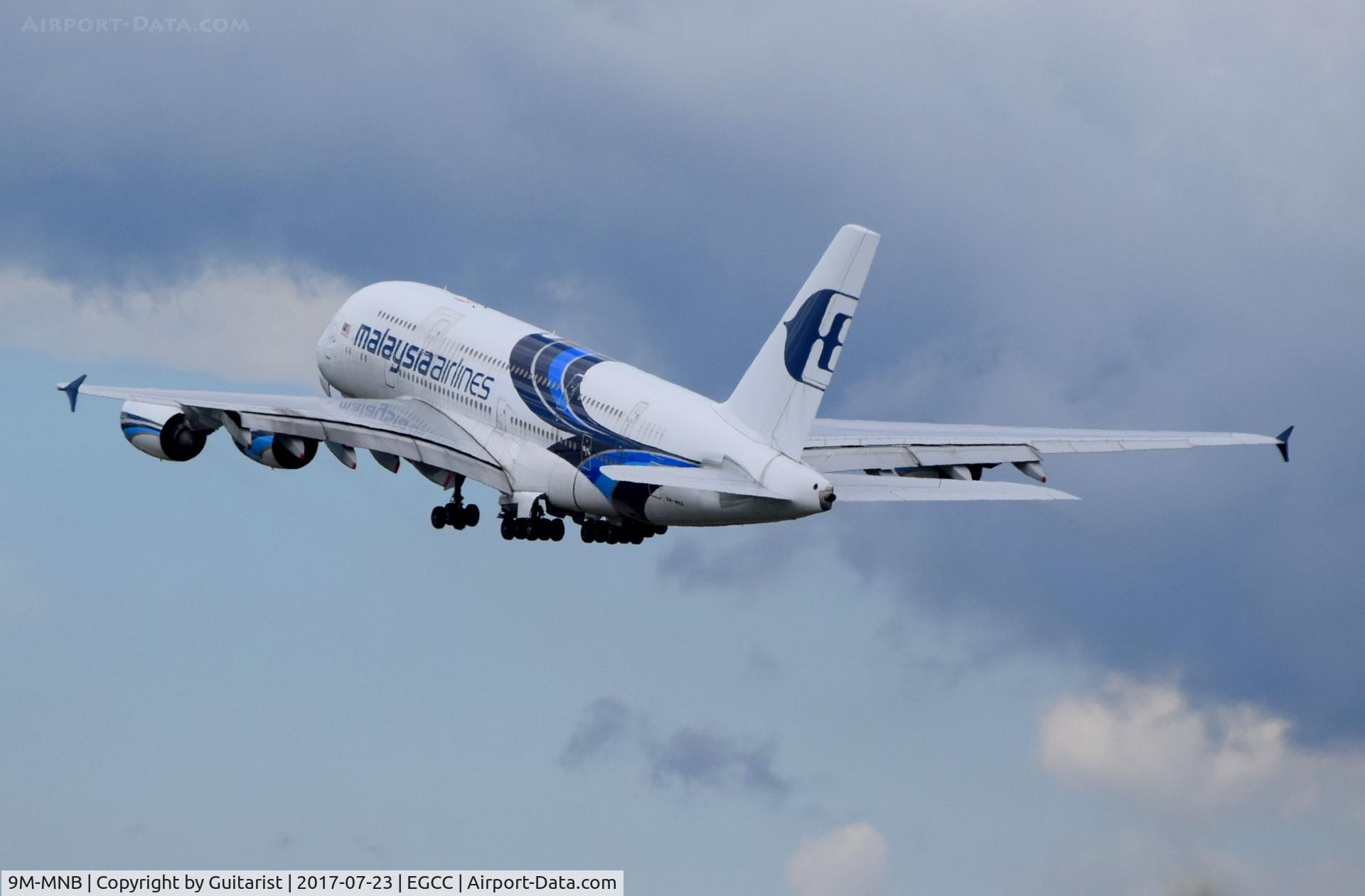 9M-MNB, 2012 Airbus A380-841 C/N 081, At Manchester