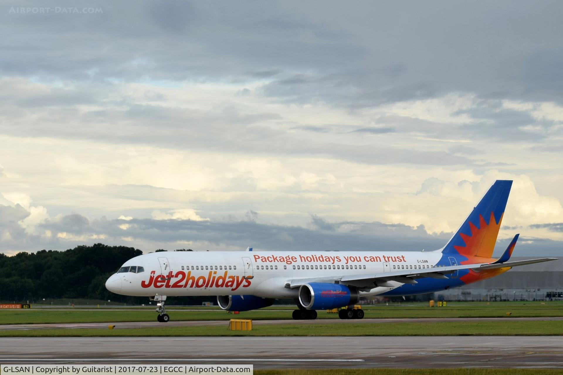 G-LSAN, 1994 Boeing 757-2K2 C/N 26635, At Manchester