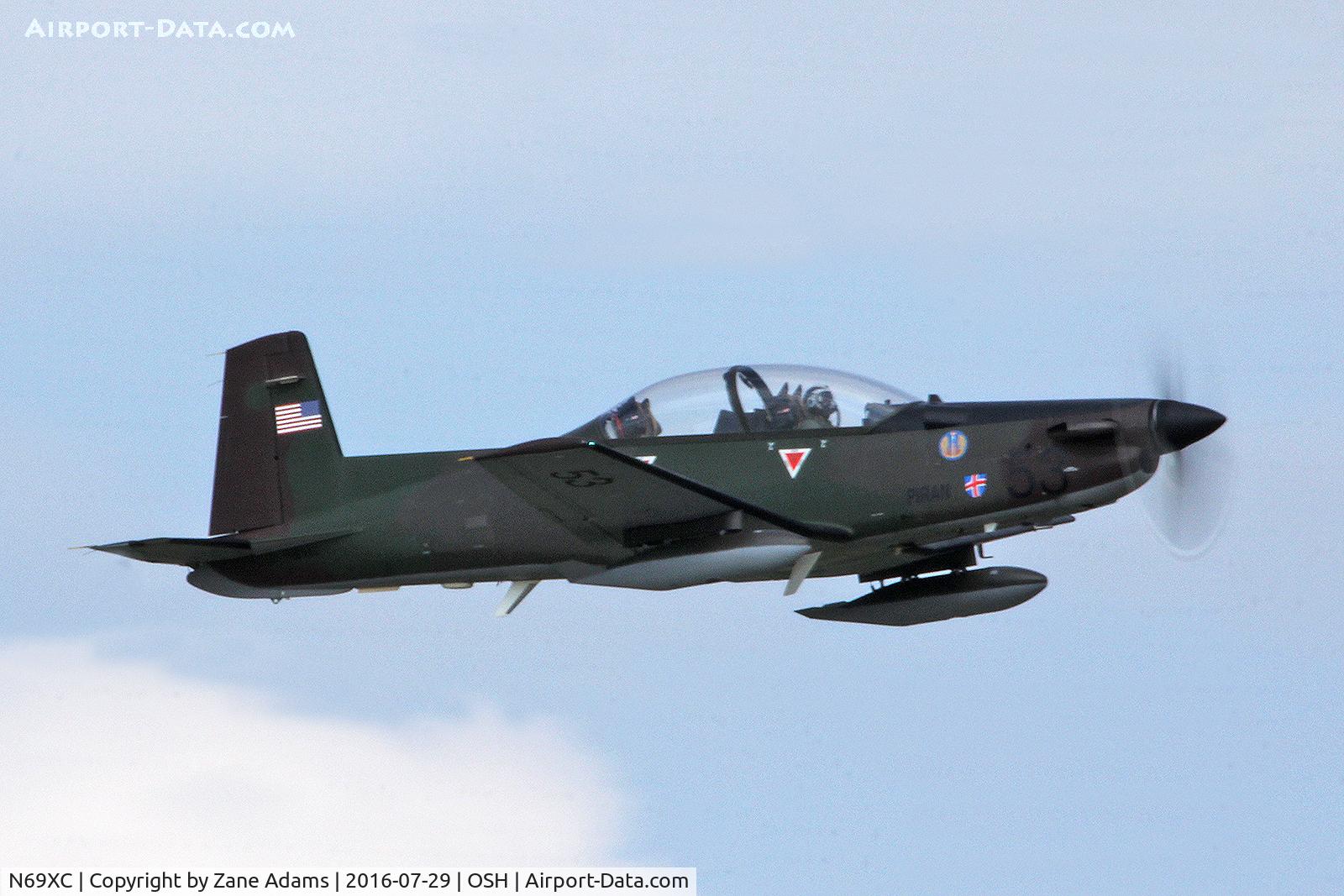 N69XC, Pilatus PC-9 C/N 182, At the 2016 EAA AirVenture - Oshkosh, Wisconsin