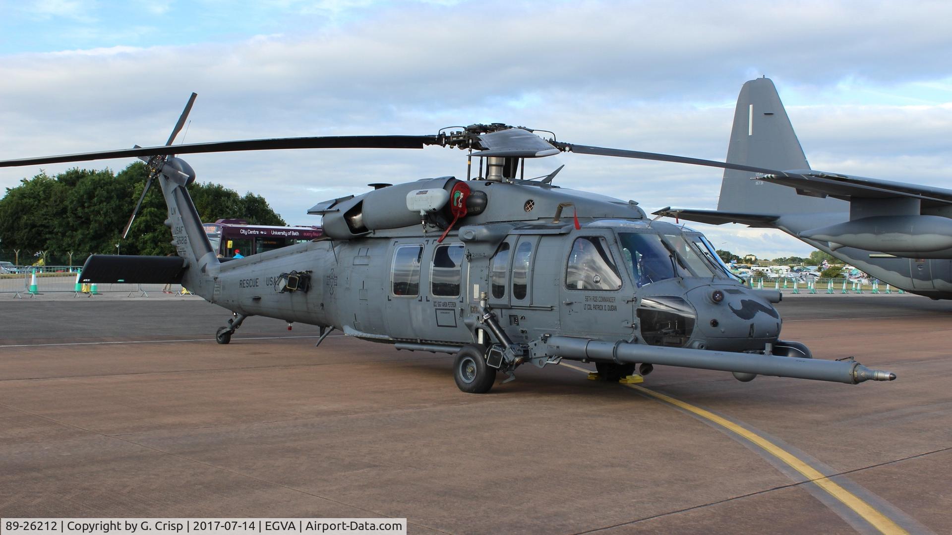 89-26212, 1989 Sikorsky HH-60G Pave Hawk C/N 70-1452, RAF Fairford, UK