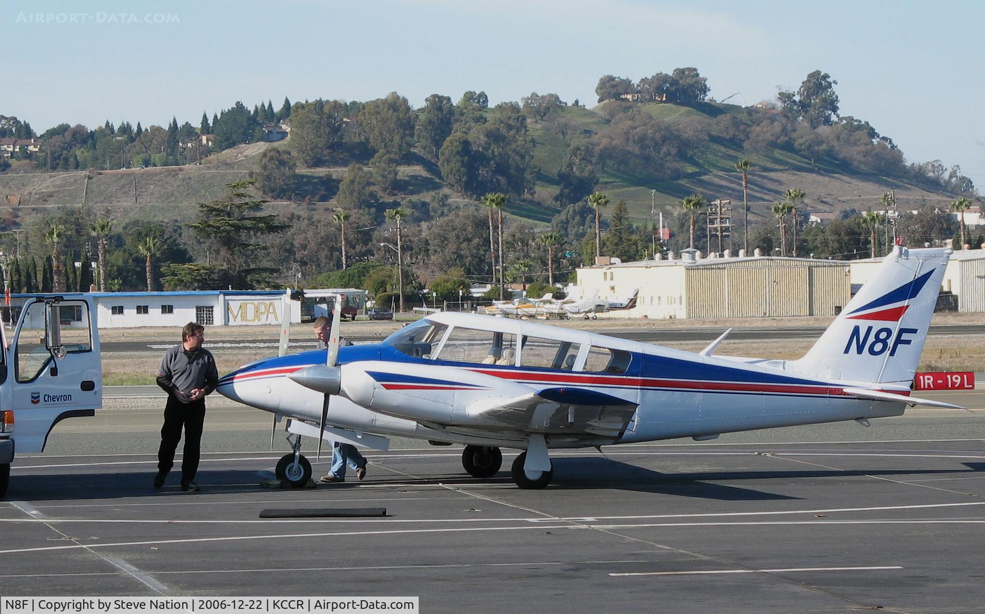 N8F, 1966 Piper PA-30-160 Twin Comanche Twin Comanche C/N 30-1312, 1966 Piper PA-30 Twin Comanche visiting @ Buchanan Field, Concord, CA