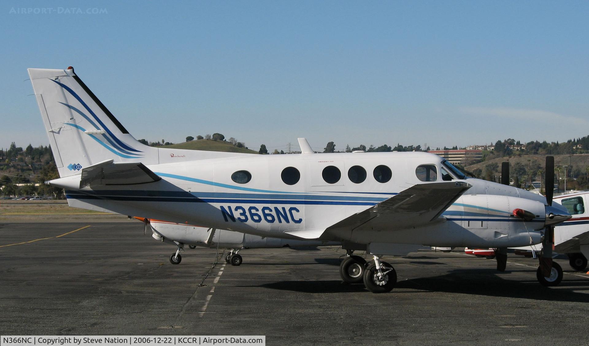 N366NC, 1996 Raytheon Aircraft Company C90A C/N LJ-1444, 1996 Raytheon King Air C90A visiting @ Buchanan Field, Concord, CA