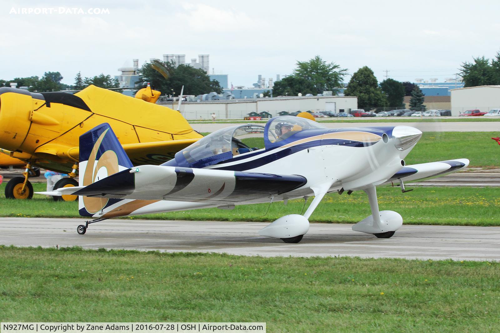 N927MG, Vans RV-6 C/N 24634, At the 2016 EAA AirVenture - Oshkosh, Wisconsin