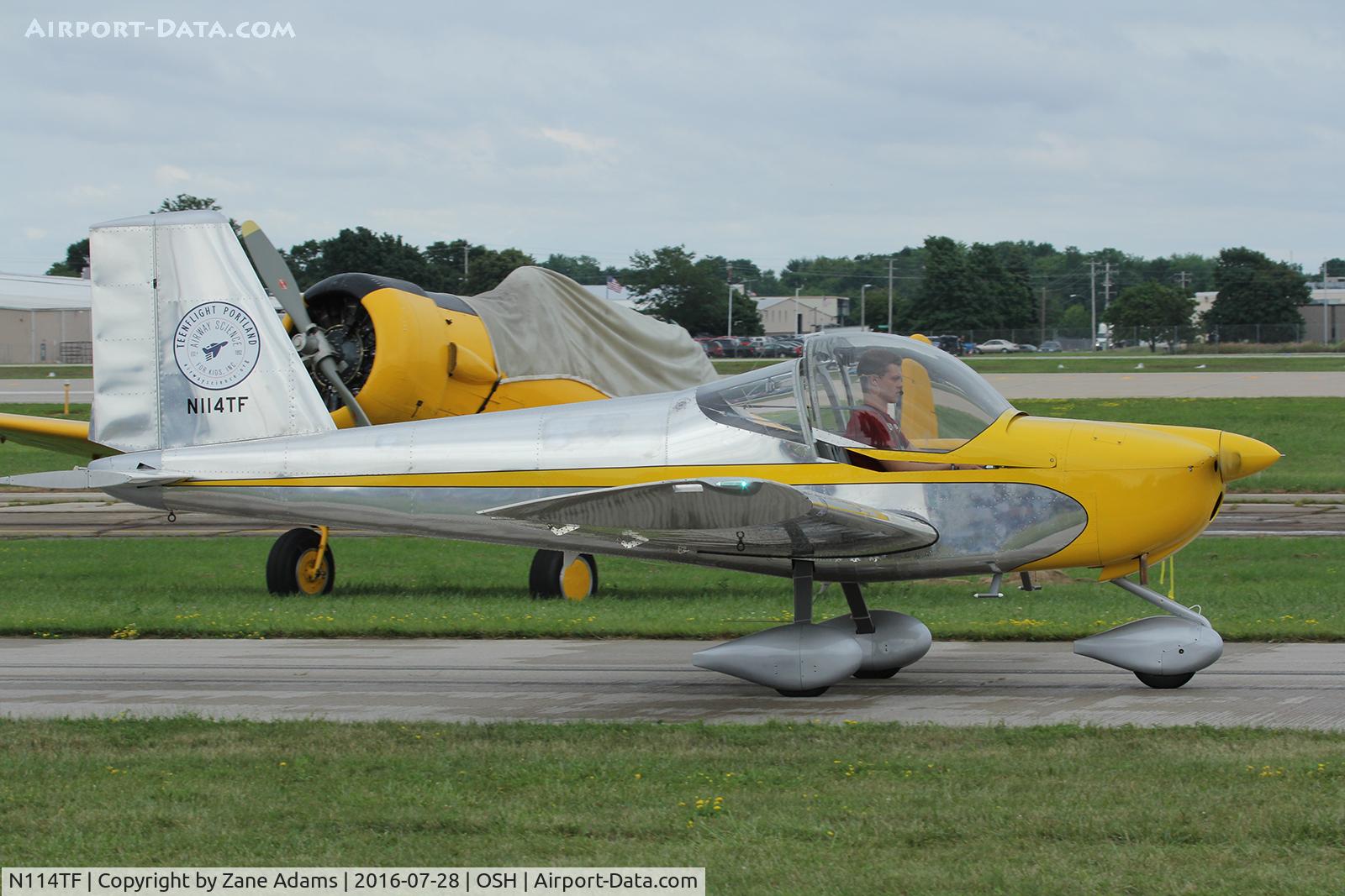 N114TF, 2016 Vans RV-12 C/N 120611, At the 2016 EAA AirVenture - Oshkosh, Wisconsin