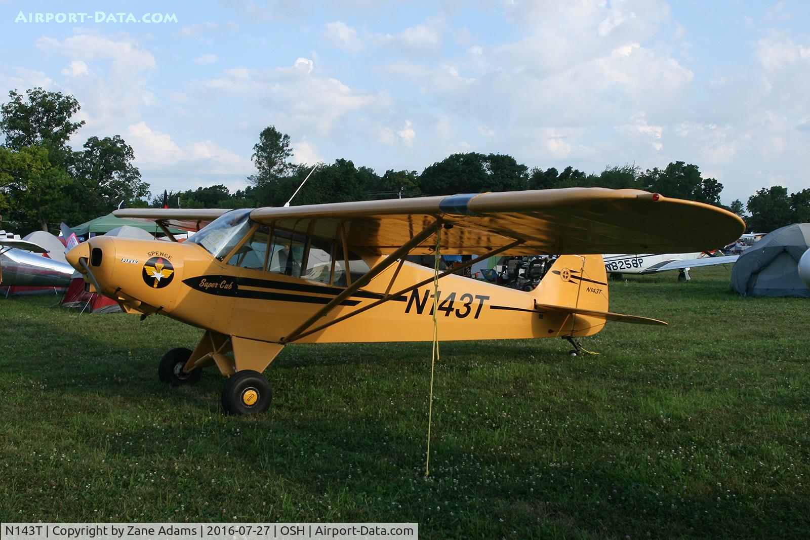 N143T, 1953 Piper PA-18-105 SPECIAL C/N 18-2257, At the 2016 EAA AirVenture - Oshkosh, Wisconsin