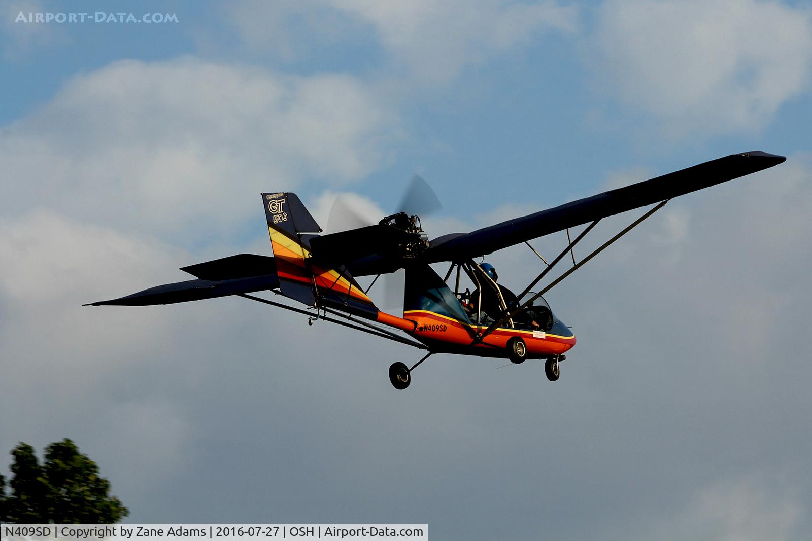 N409SD, 1992 Quicksilver GT-500 C/N 0057, At the 2016 EAA AirVenture - Oshkosh, Wisconsin