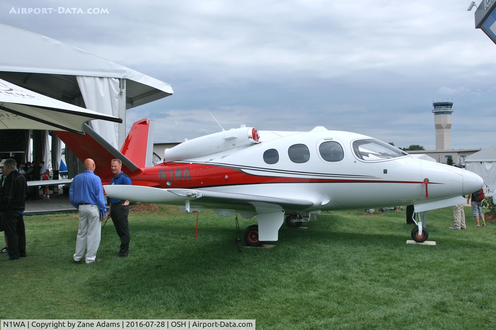 N1WA, 2015 Cirrus SF50 Vision C/N 0006, At the 2016 EAA AirVenture - Oshkosh, Wisconsin