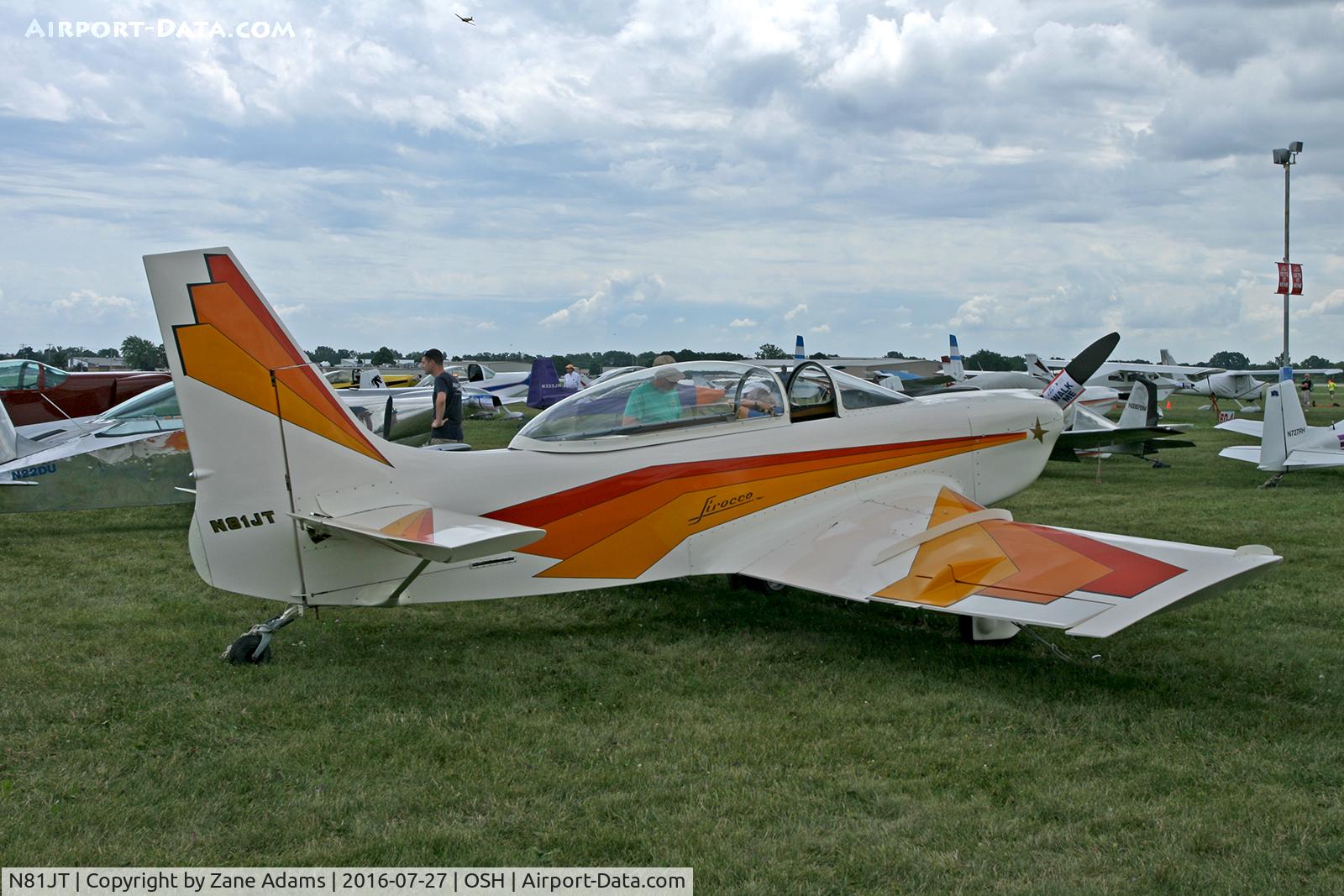 N81JT, 1982 Jurca MJ-5 Sirocco C/N 50, At the 2016 EAA AirVenture - Oshkosh, Wisconsin