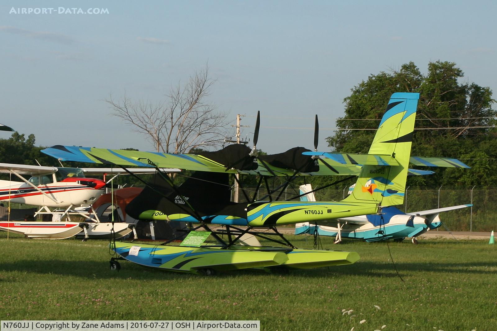 N760JJ, 2015 Lockwood Aircam C/N AC176, At the 2016 EAA Air Venture - Oshkosh Wisconsin