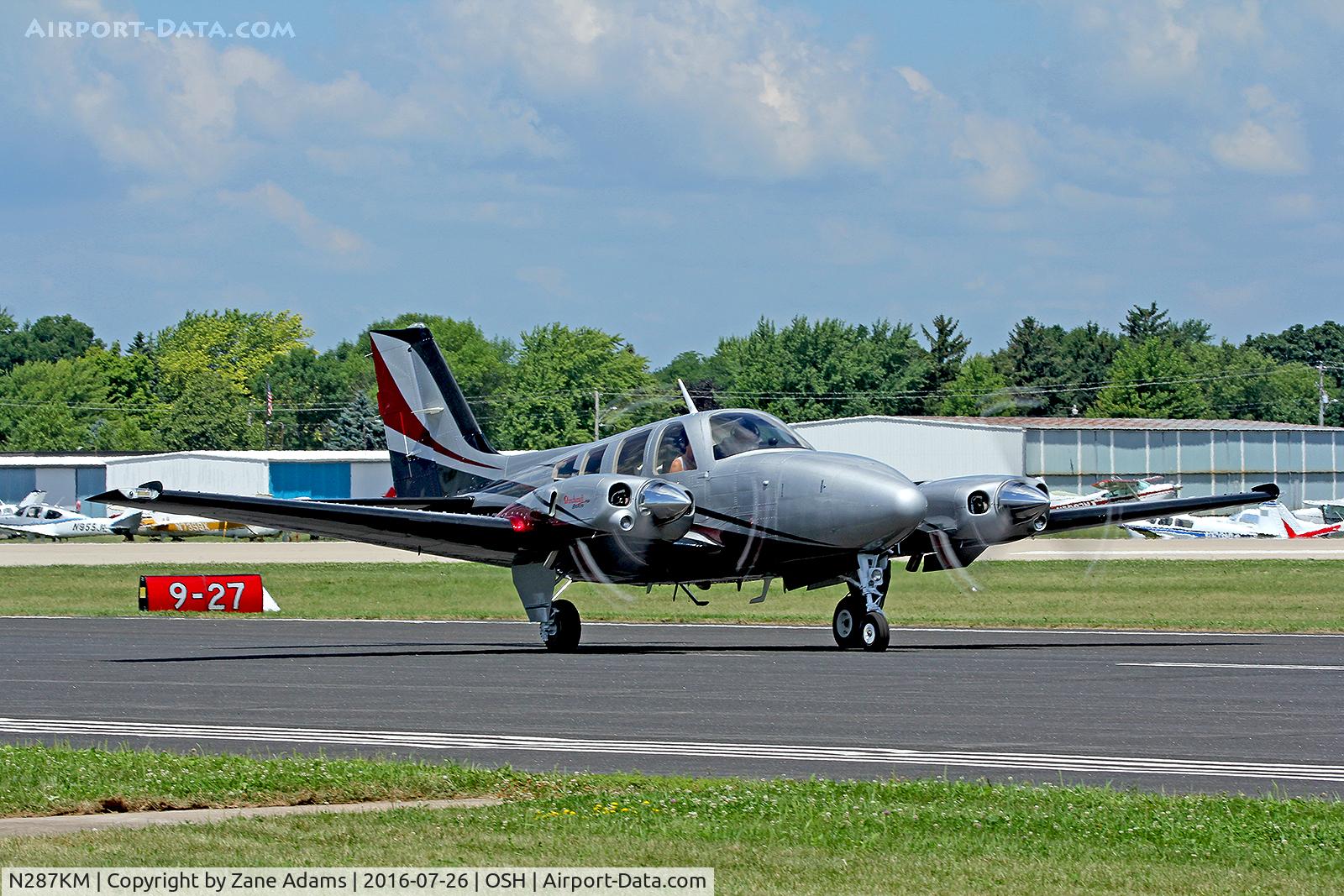N287KM, 1980 Beech 58P Baron C/N TJ-330, At the 2016 EAA Air Venture - Oshkosh Wisconsin