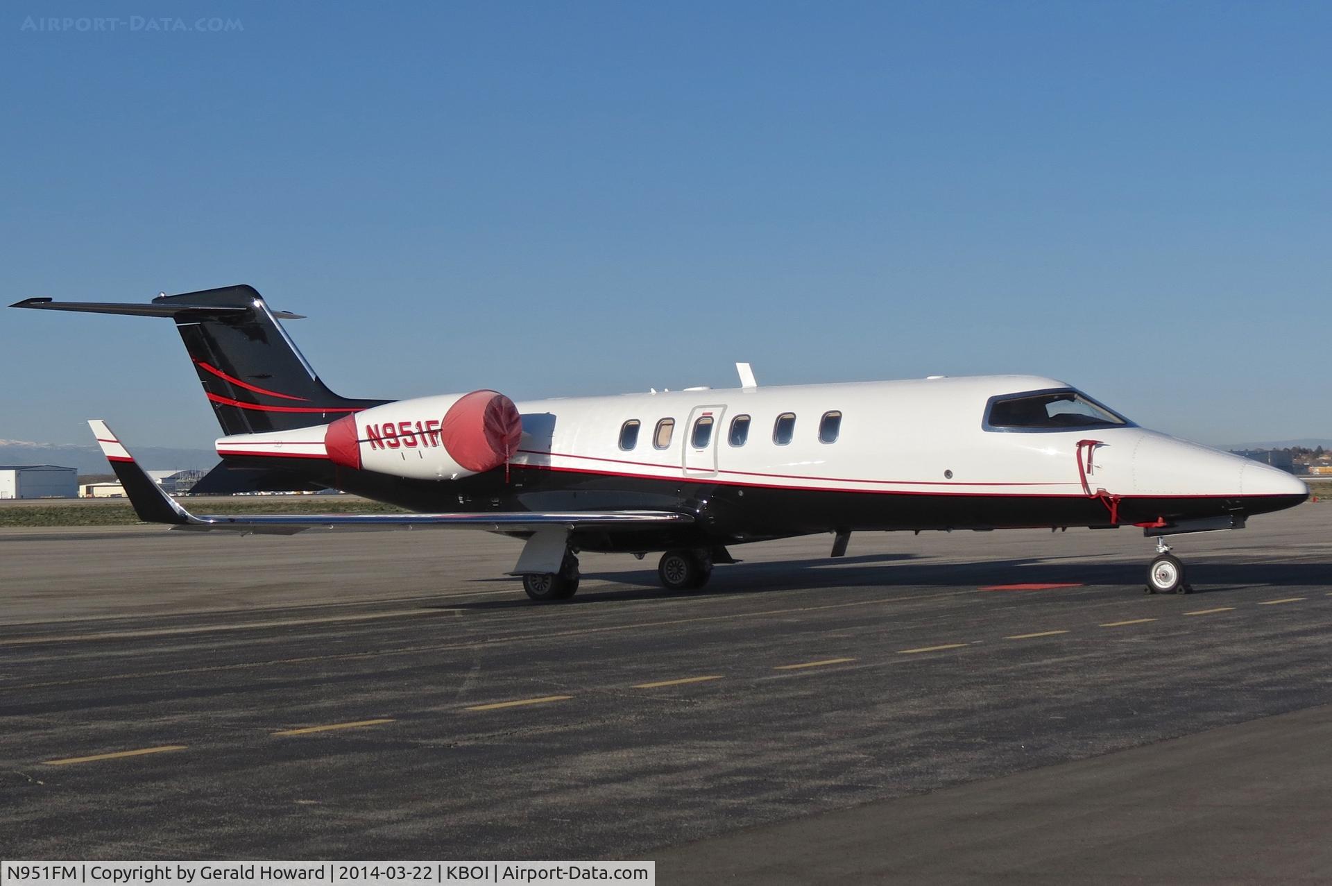 N951FM, 2007 Learjet 45 C/N 2077, Parked on the north GA ramp.