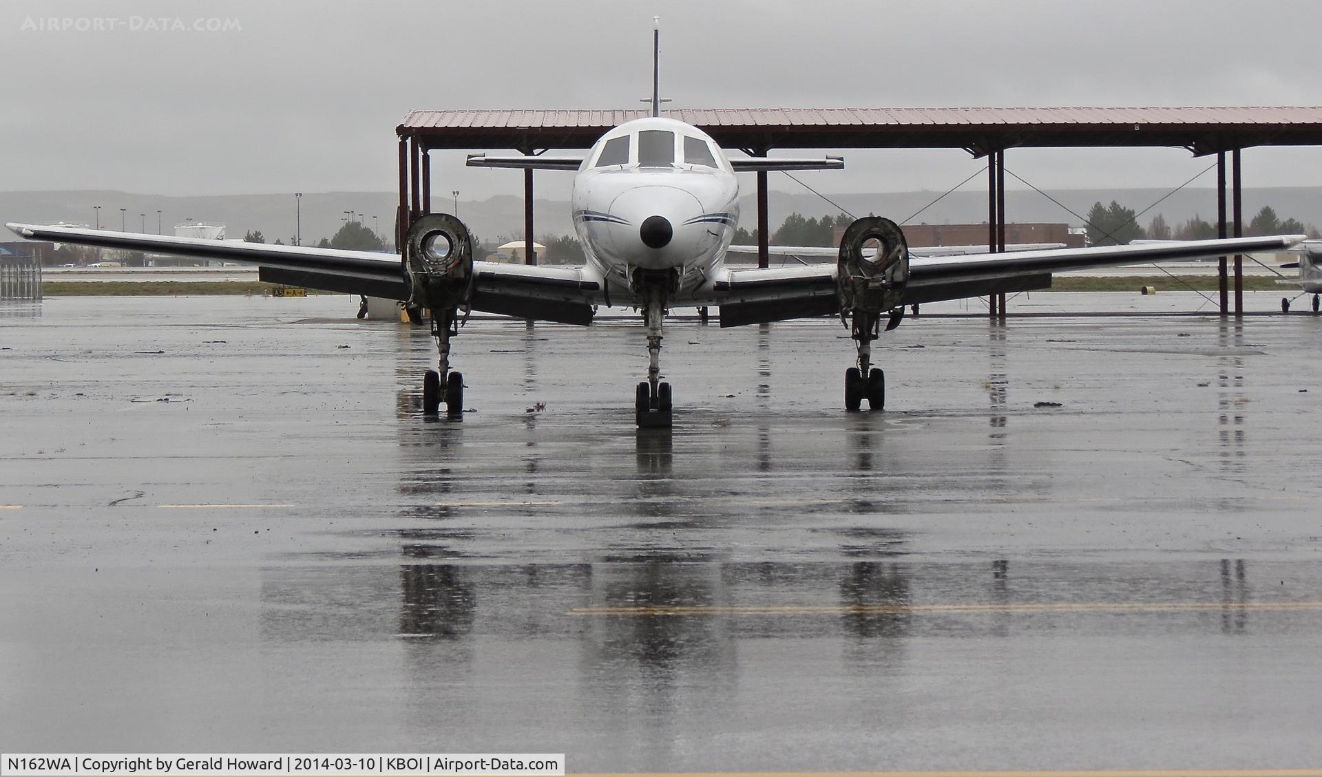 N162WA, 1981 Swearingen SA-226TC Metro II C/N TC-418, Parked on the north GA ramp awaiting some new engines.
