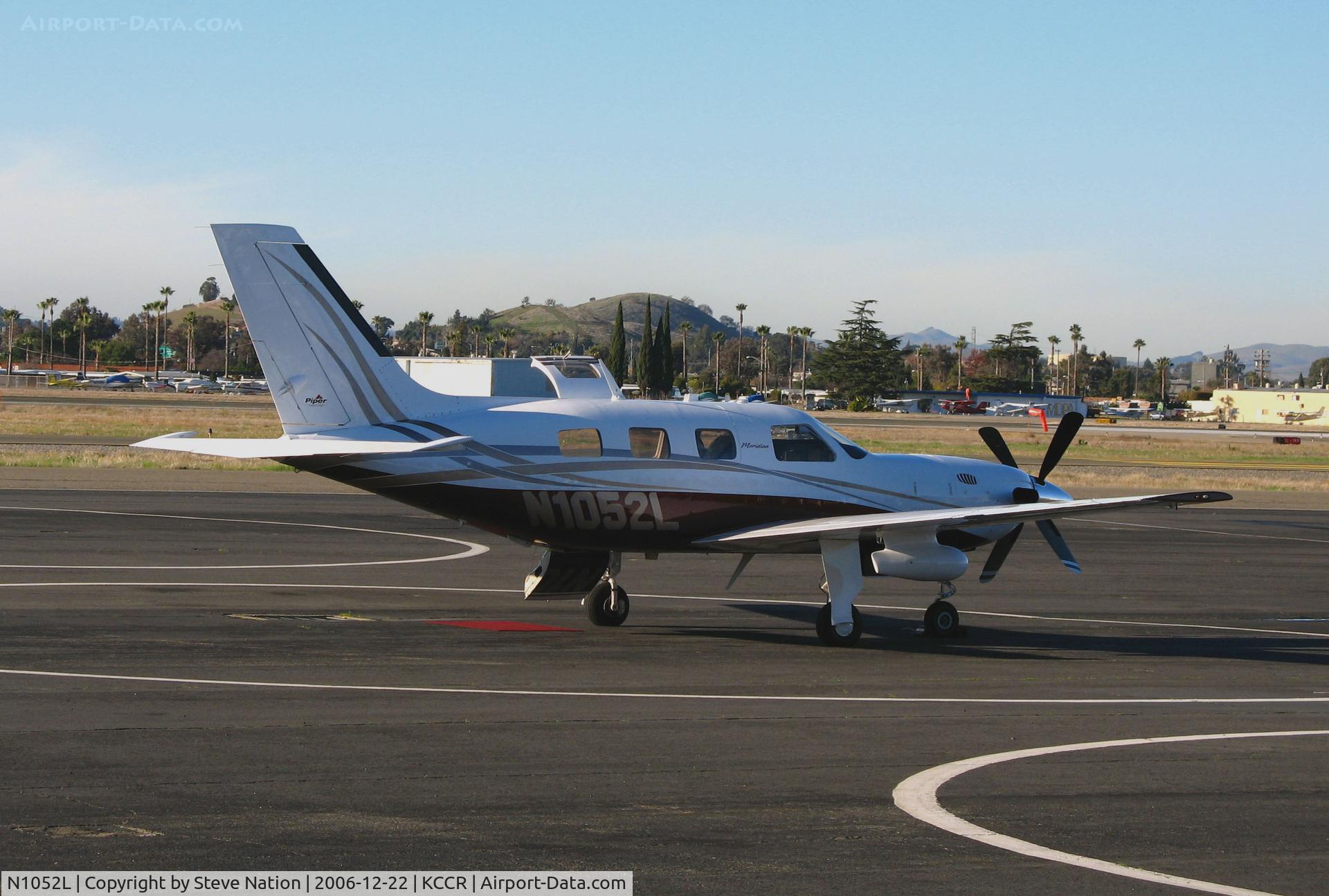 N1052L, 2006 Piper PA-46-500TP Malibu Meridian C/N 4697269, 2006 New Piper Aircraft PA-46-500TP Meridian on Pacific States Aviation visitors ramp @ Buchanan Field, Concord, CA