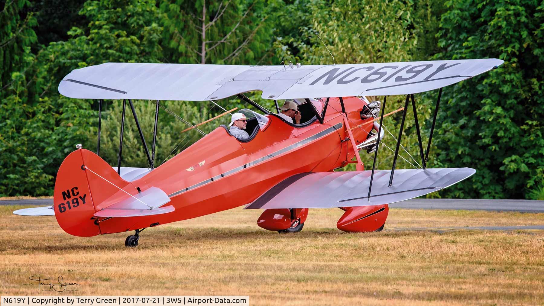 N619Y, 1930 Waco INF C/N 3364, North Cascade Vintage Aircraft Museum Fly-In