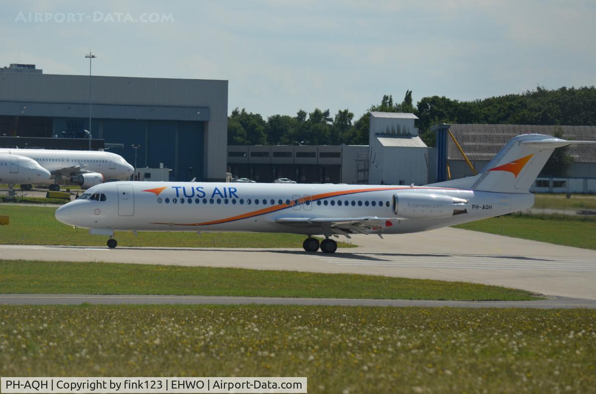 PH-AQH, 1992 Fokker 100 (F-28-0100) C/N 11427, Second F100 for TUS airways