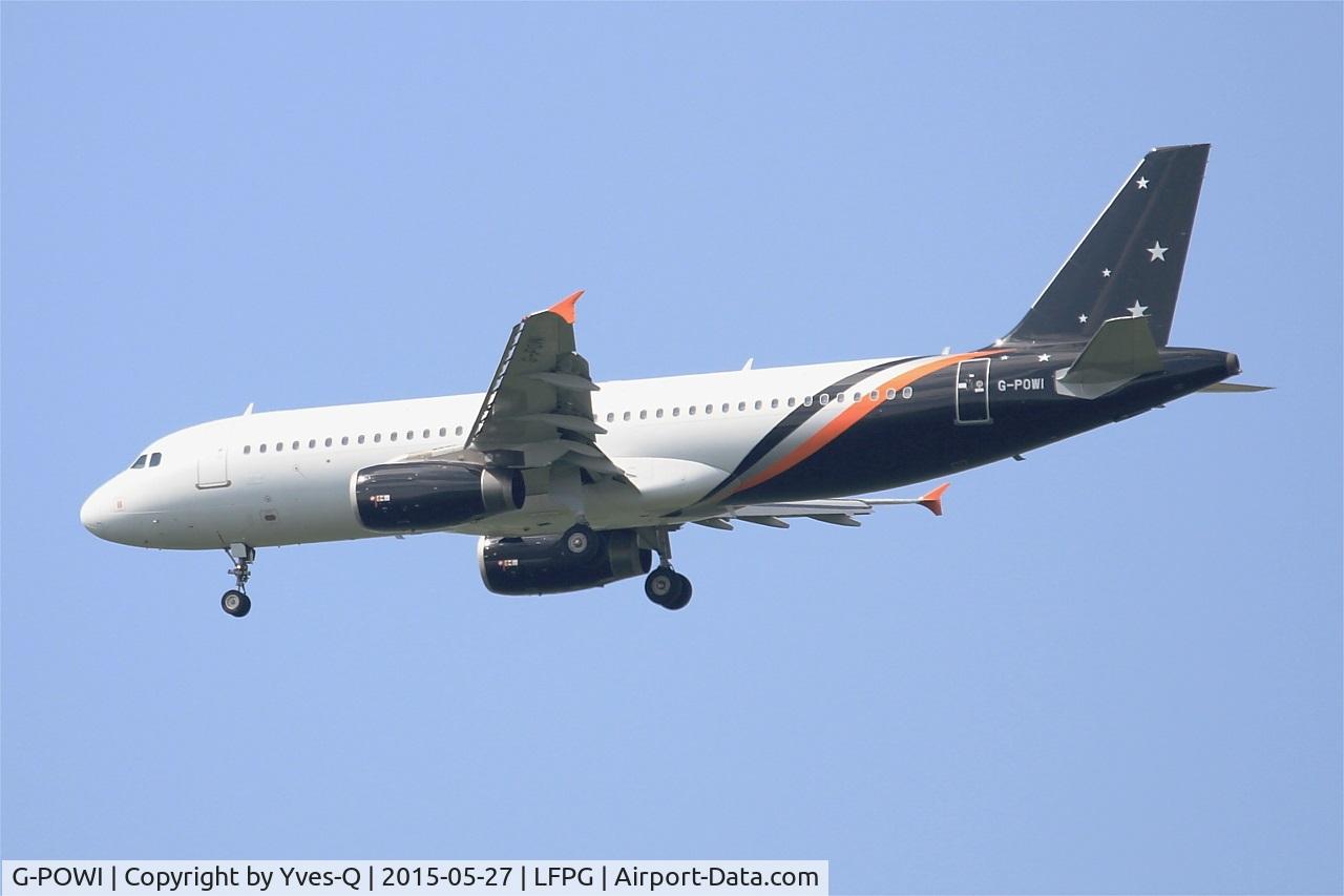 G-POWI, 2006 Airbus A320-233 C/N 2791, Airbus A320-233, On final rwy 27R, Paris-Roissy Charles De Gaulle airport (LFPG-CDG)