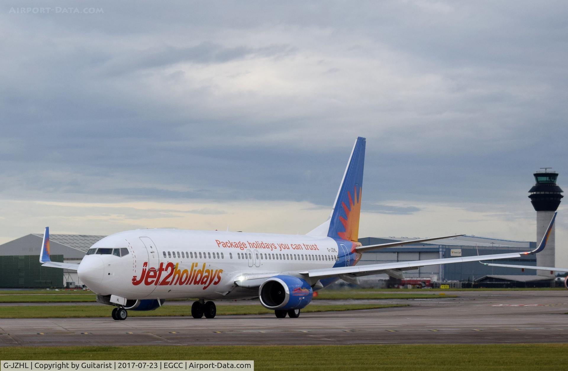 G-JZHL, 2016 Boeing 737-8MG C/N 63568, At Manchester