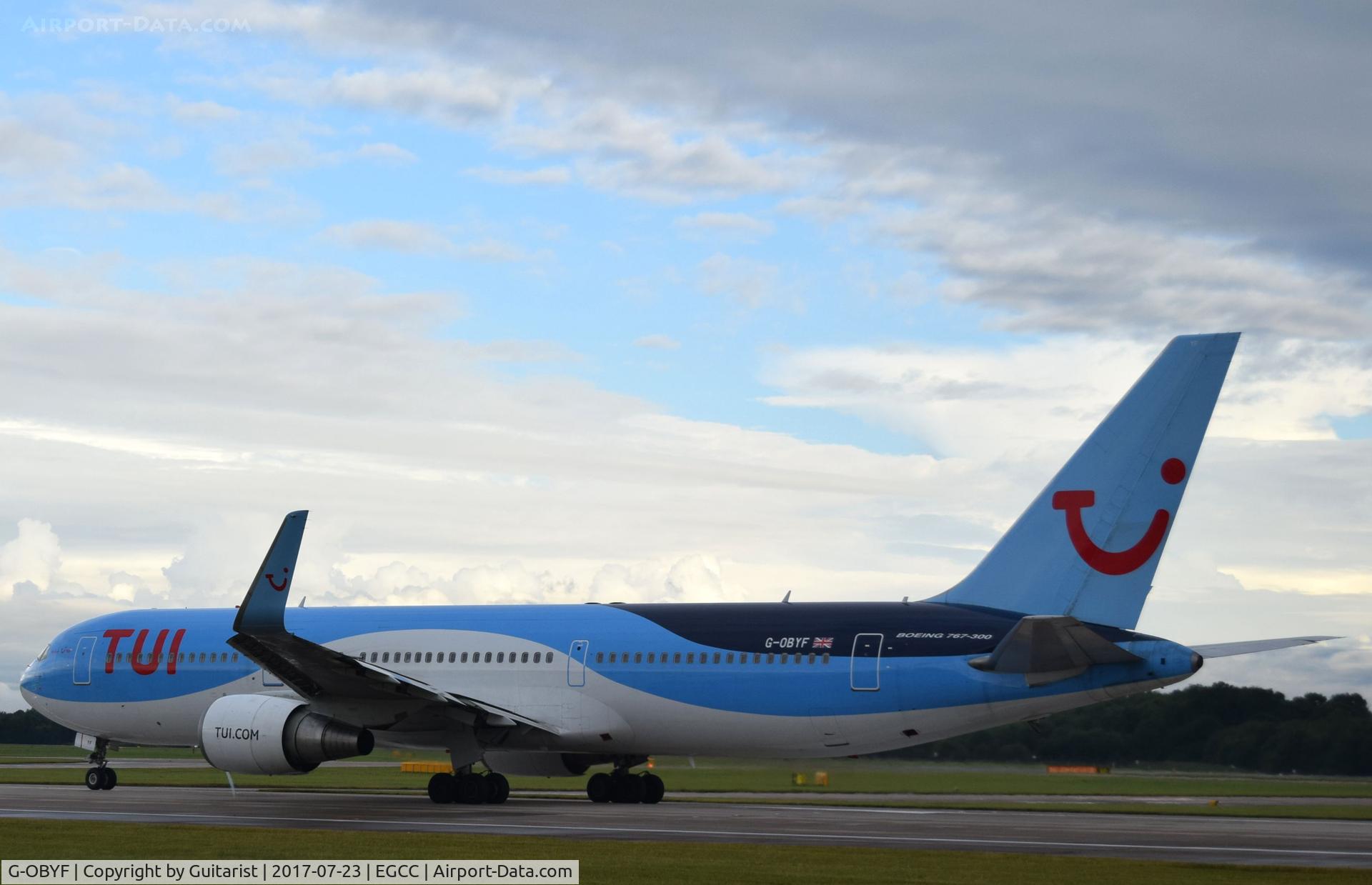 G-OBYF, 1998 Boeing 767-304 C/N 28208, At Manchester