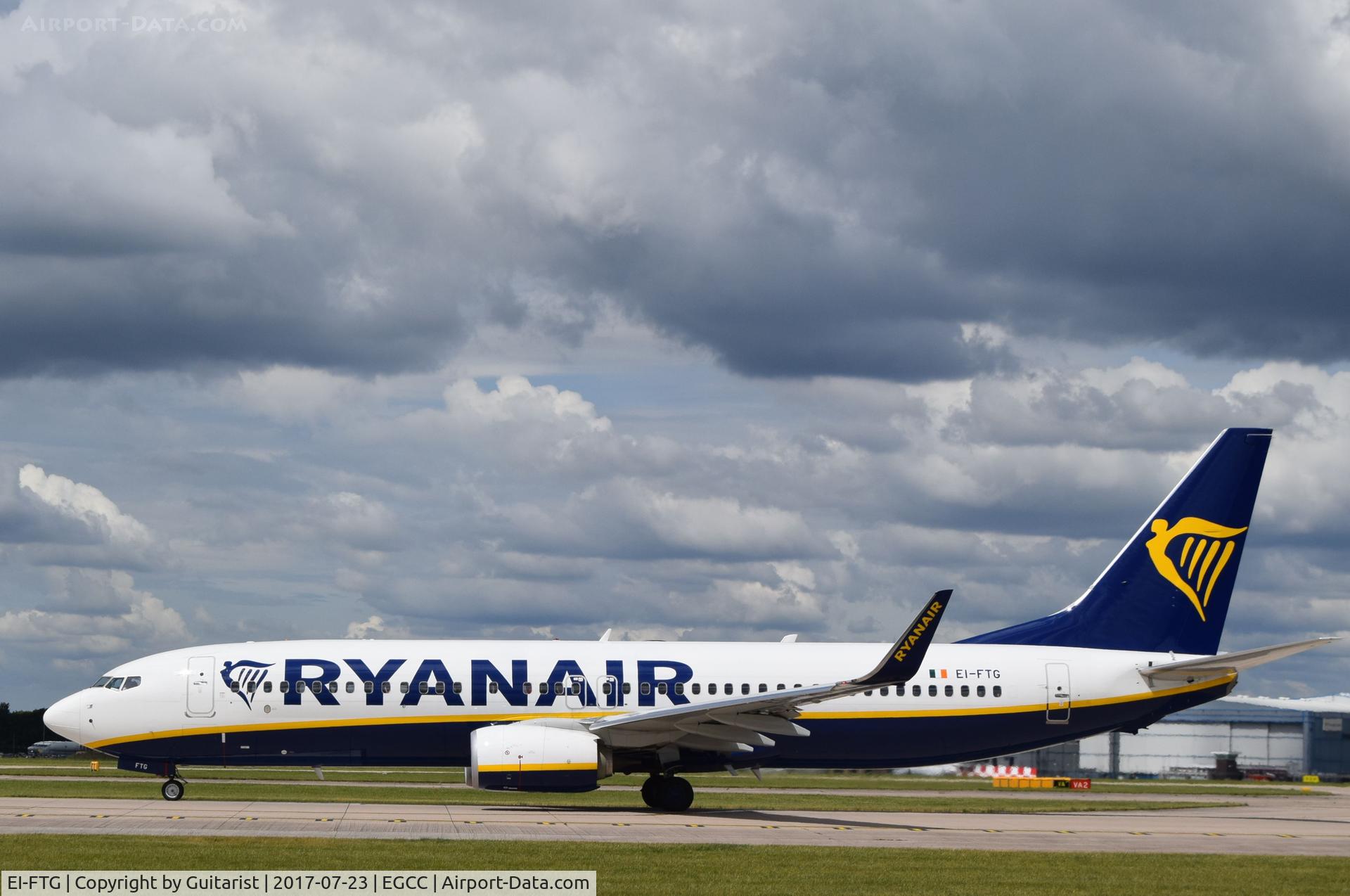 EI-FTG, 2016 Boeing 737-8AS C/N 44757, At Manchester