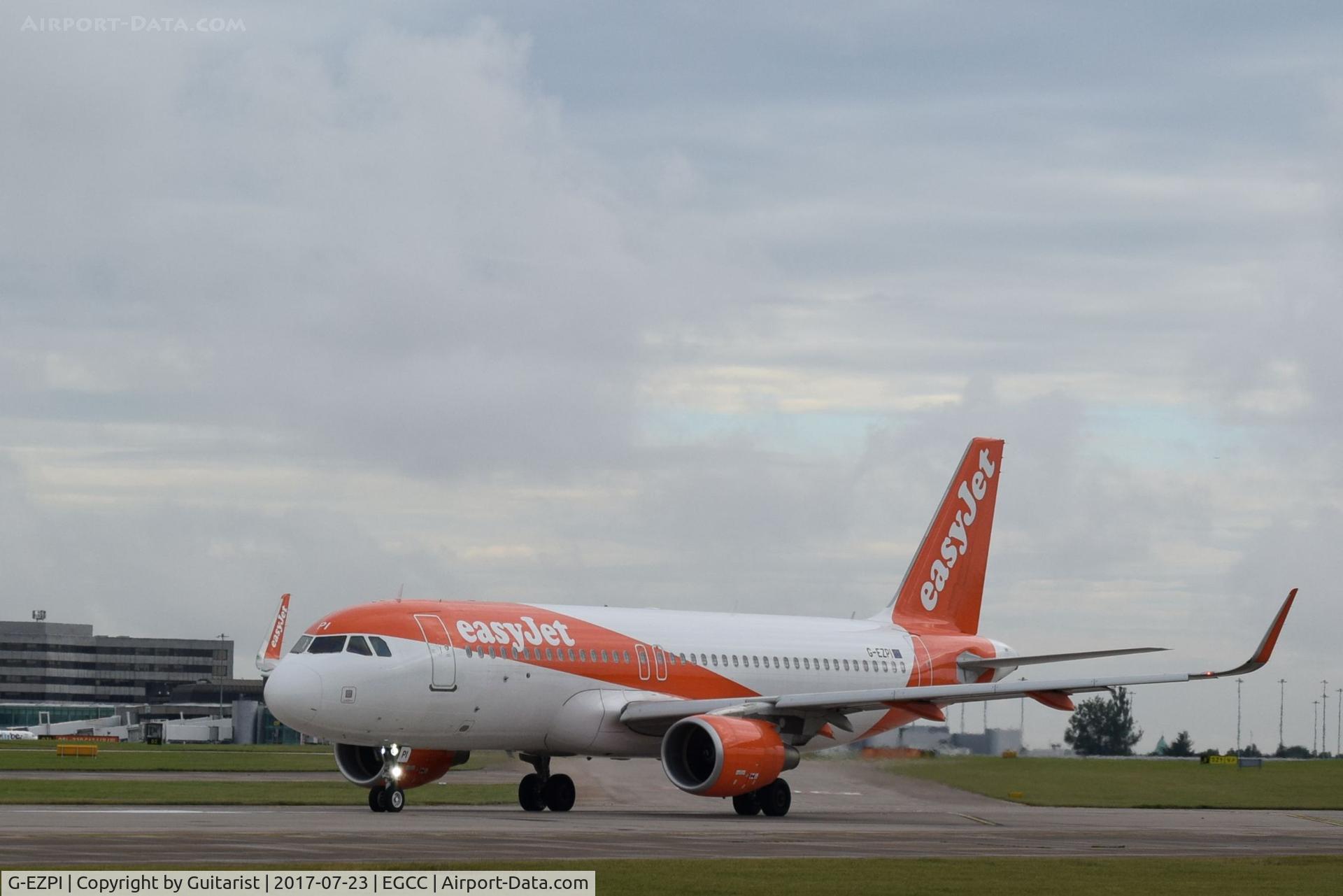 G-EZPI, 2016 Airbus A320-214 C/N 7104, At Manchester