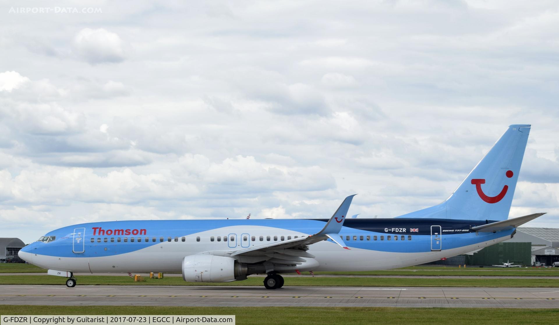 G-FDZR, 2009 Boeing 737-8K5 C/N 35145, At Manchester