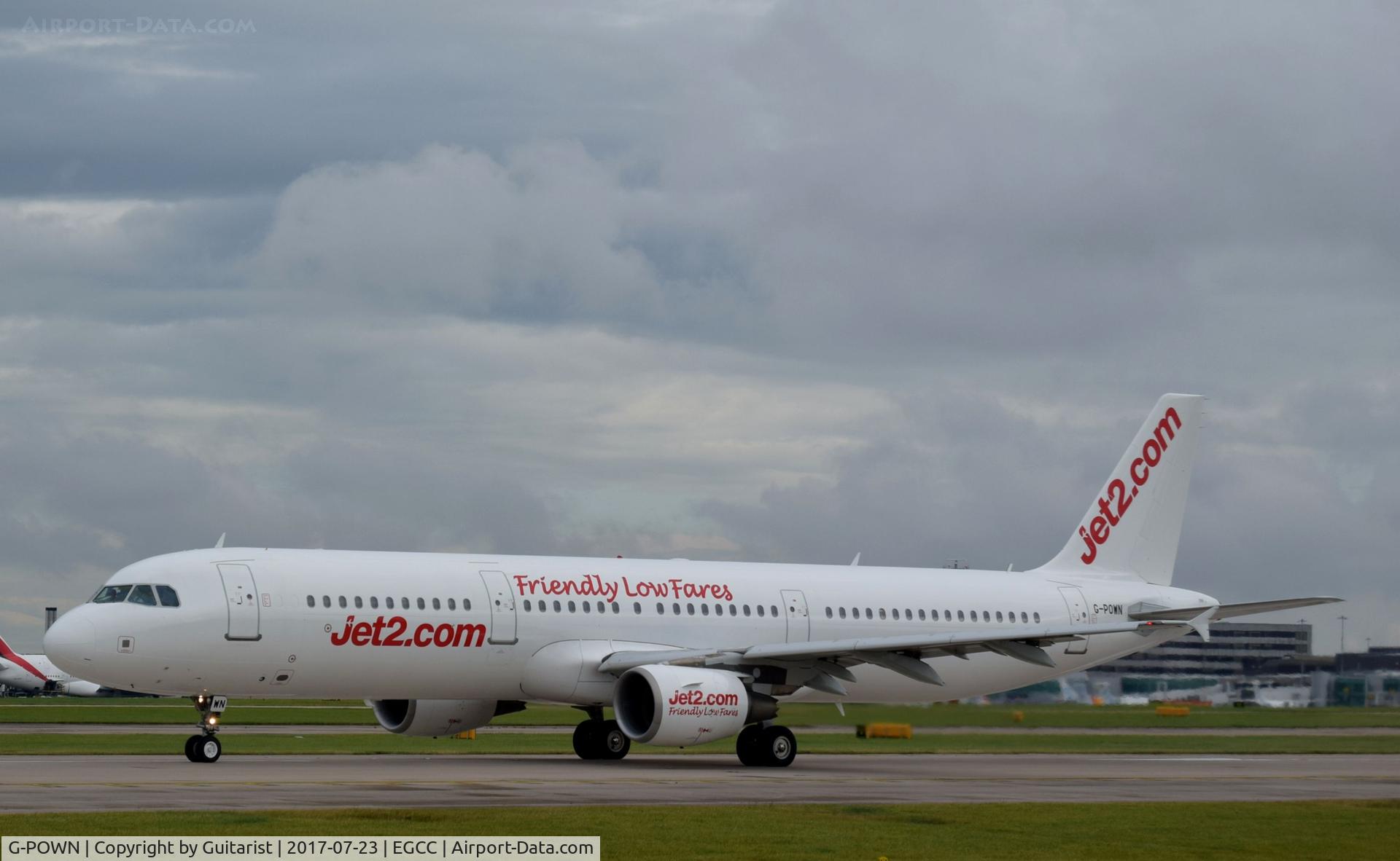G-POWN, 2009 Airbus A321-211 C/N 3830, At Manchester