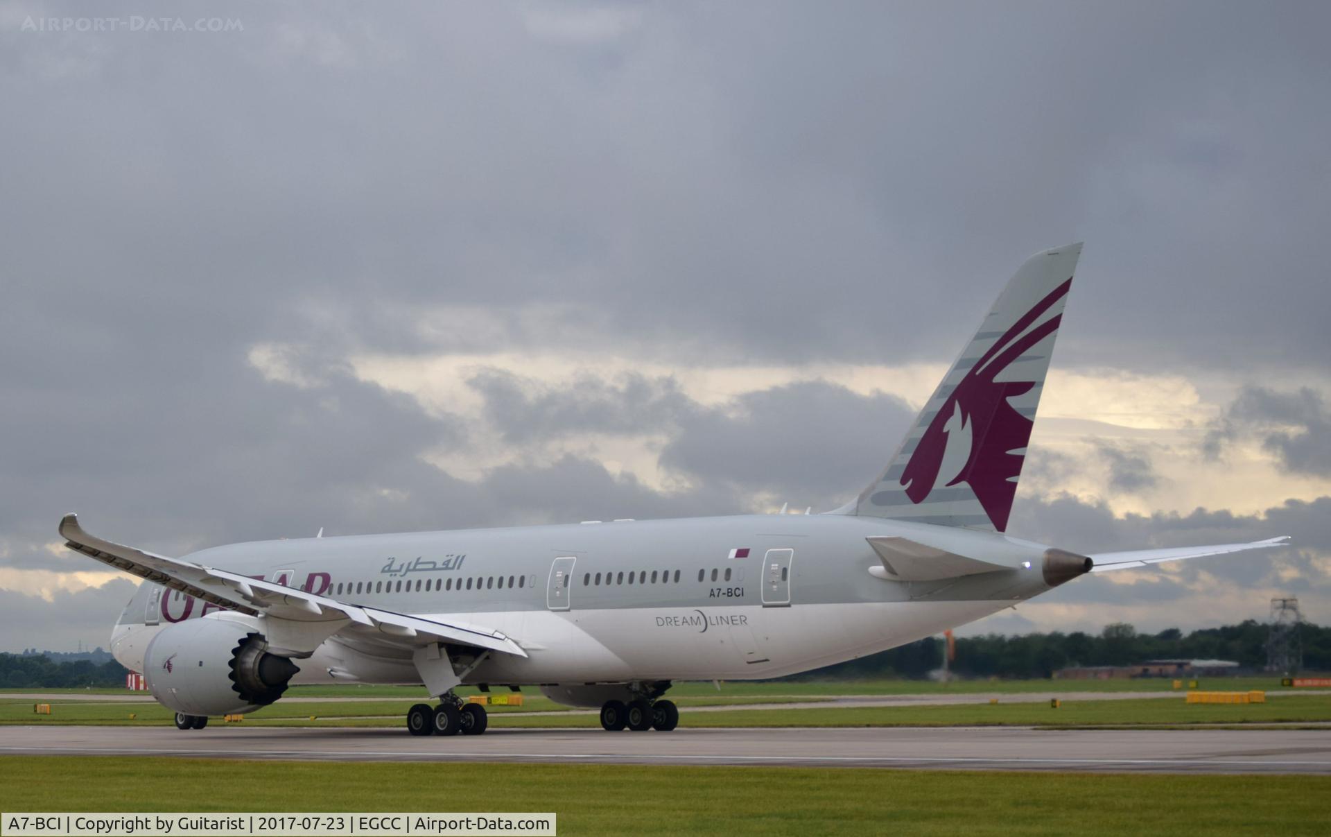 A7-BCI, 2013 Boeing 787-8 Dreamliner Dreamliner C/N 38327, At Manchester