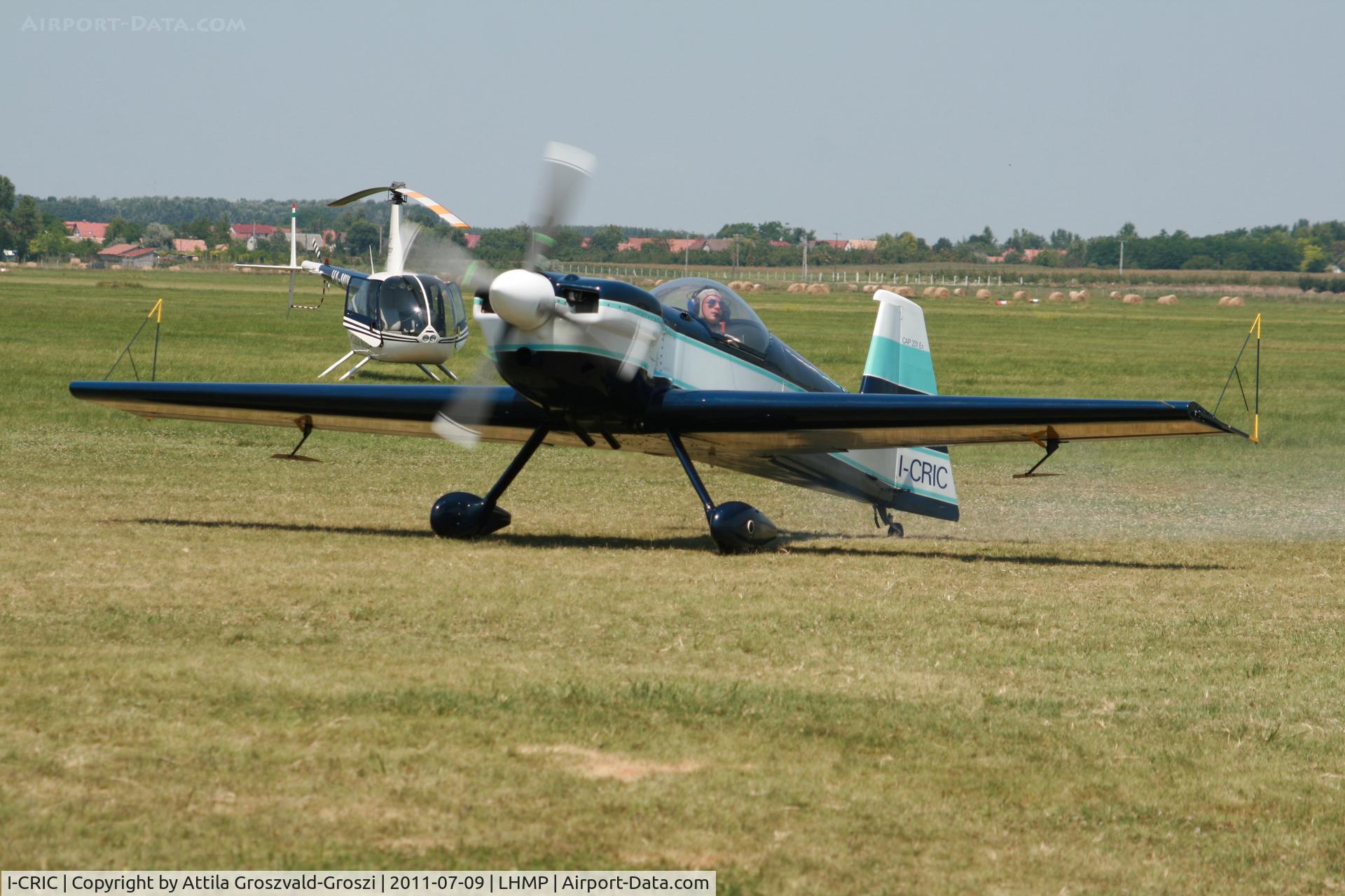 I-CRIC, 1990 Mudry CAP-231EX C/N 001, Matkó Airport - Matkópuszta, Hungary