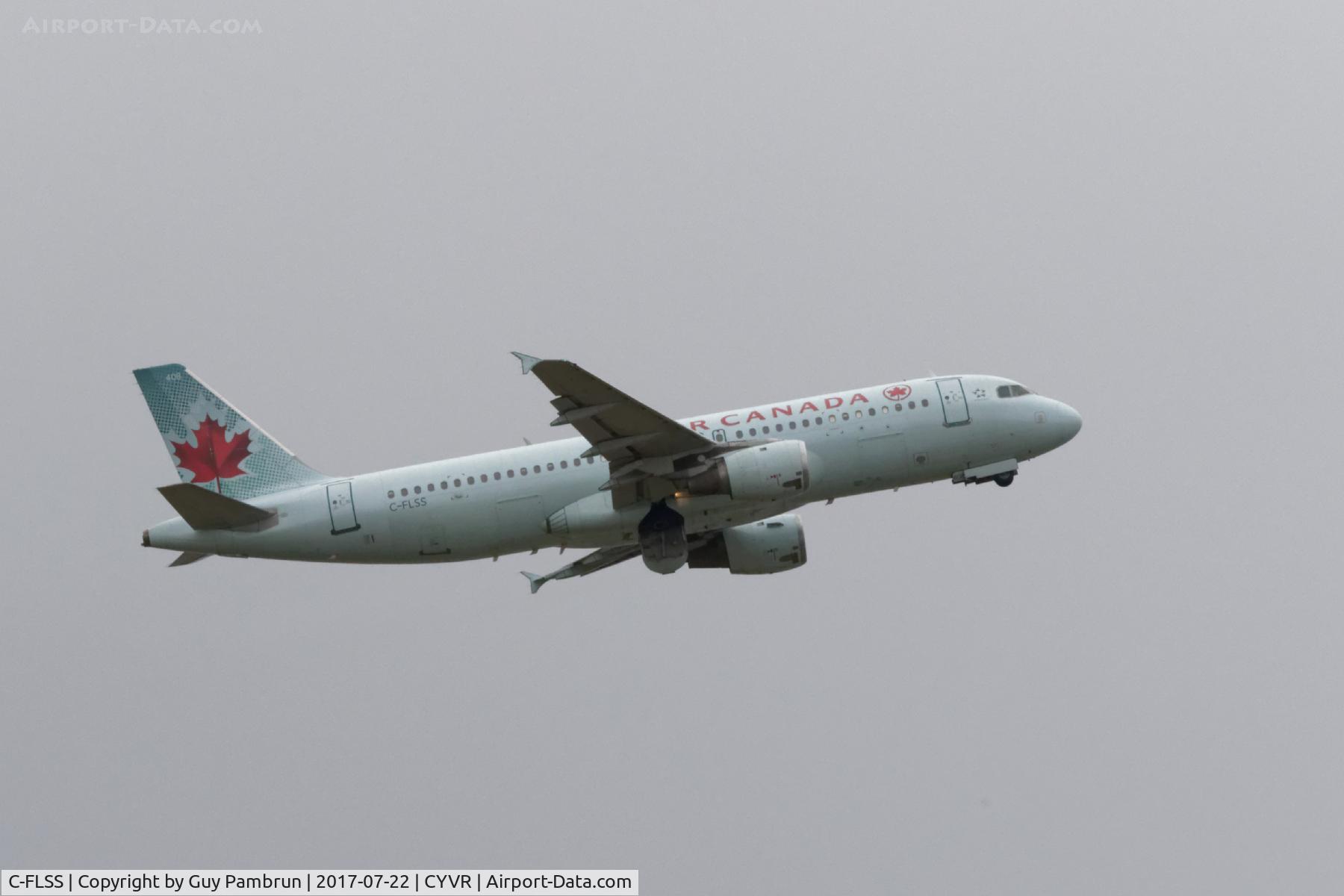 C-FLSS, 1992 Airbus A320-211 C/N 284, Departing