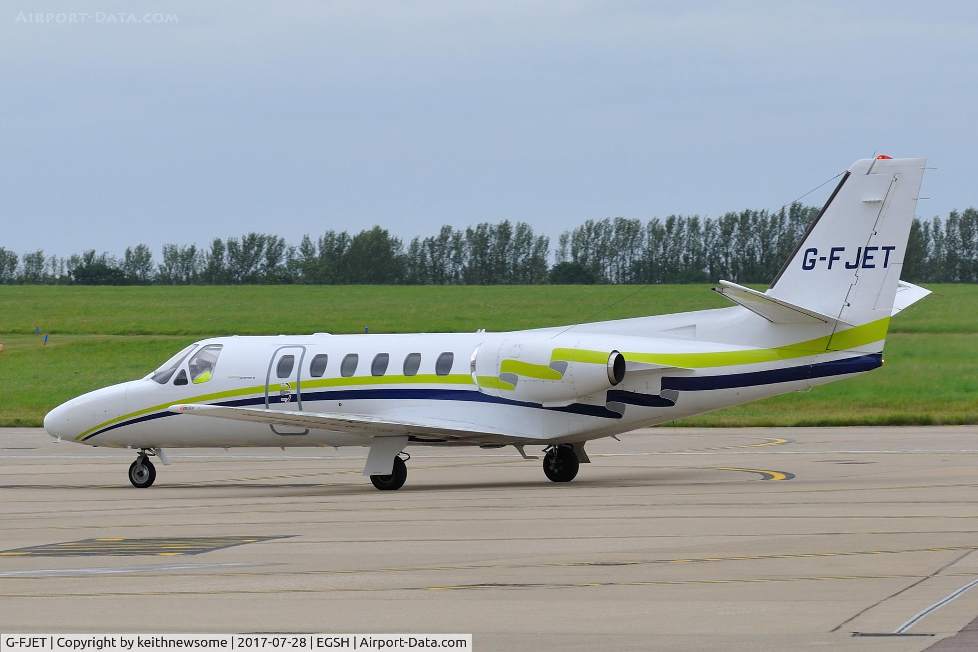 G-FJET, 1982 Cessna 550 Citation II C/N 550-0419, Regular Visitor.