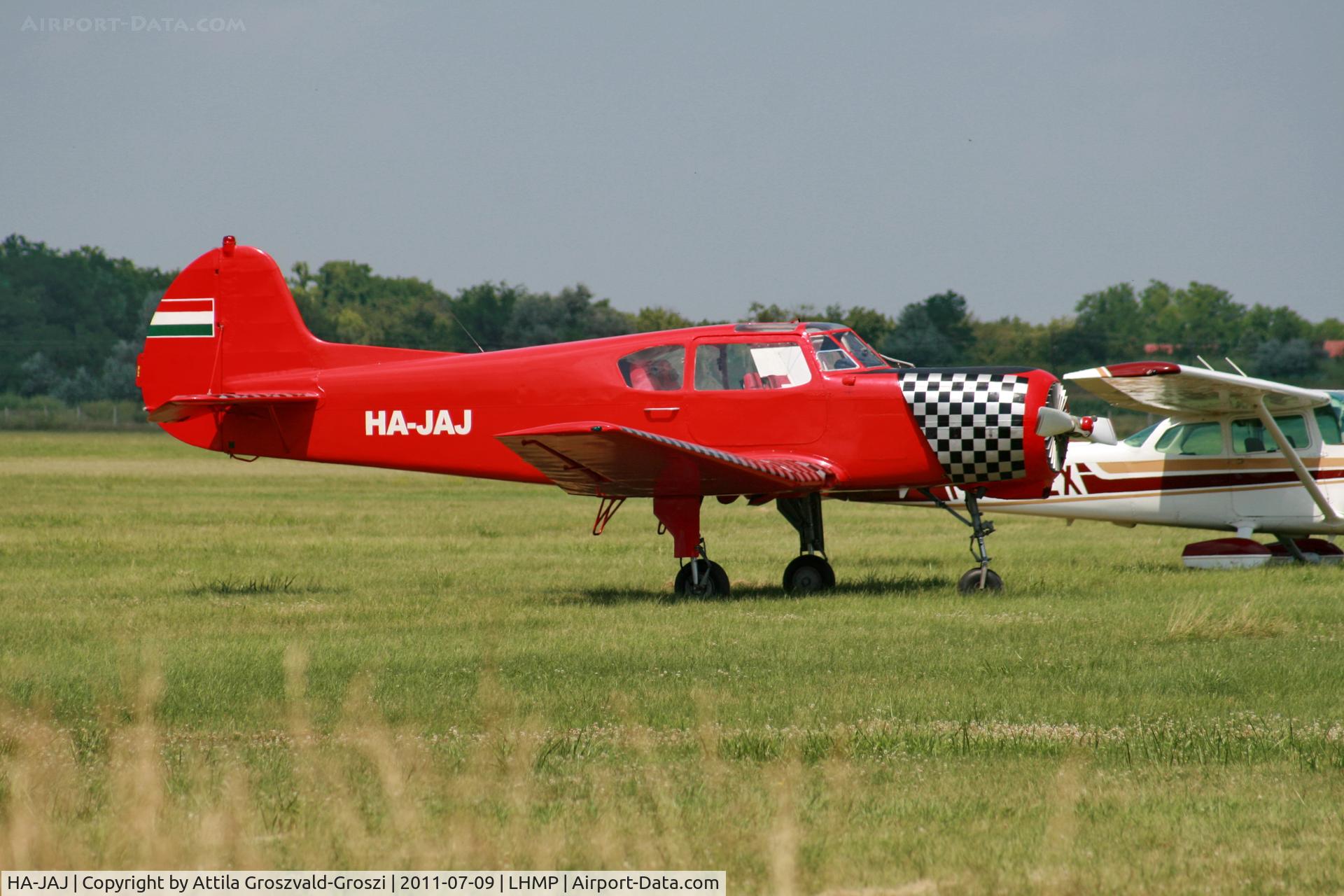 HA-JAJ, 1980 Yakovlev Yak-18T C/N 22202040216, Matkó Airport - Matkópuszta, Hungary