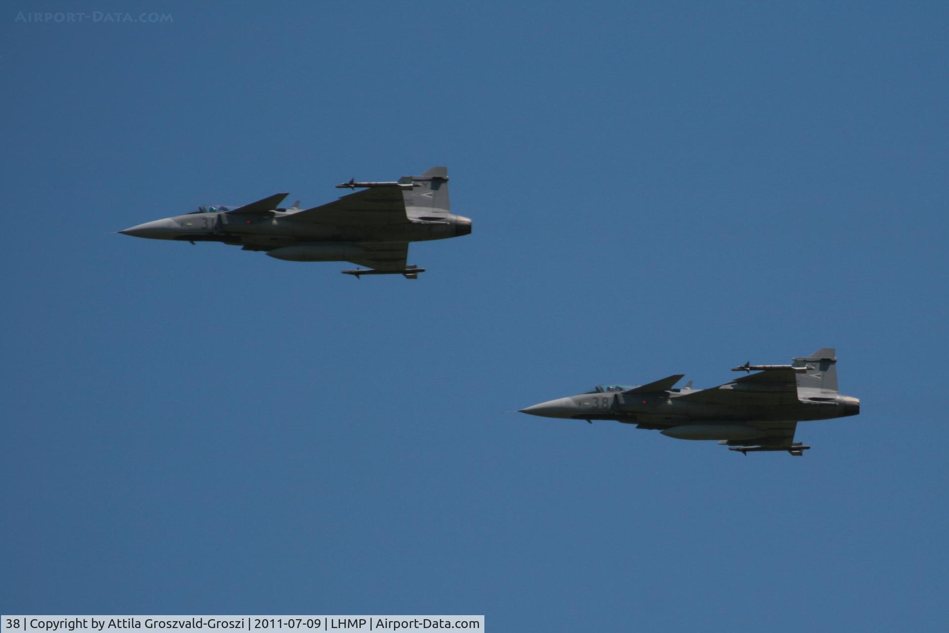 38, Saab JAS-39C Gripen C/N 39309, Matkó Airport - Matkópuszta, Hungary