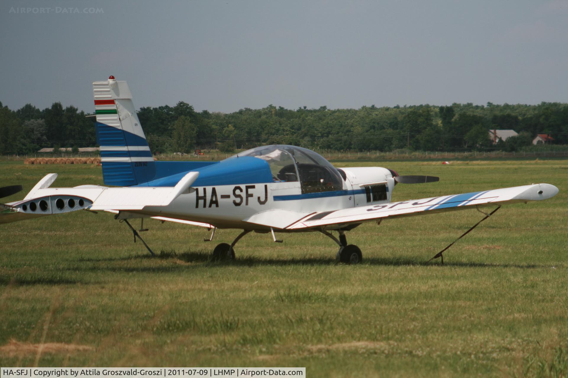 HA-SFJ, 1980 Zlin Z-142 C/N 0219, Matkó Airport - Matkópuszta, Hungary