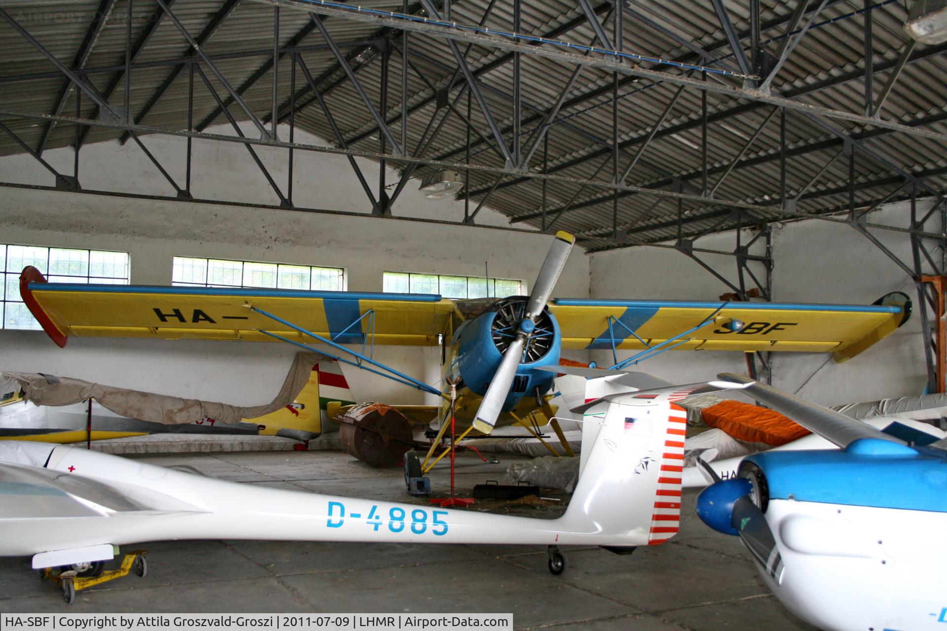 HA-SBF, 1967 PZL-Okecie PZL-101A Gawron C/N 107232, Maklár Airfield, Hungary
