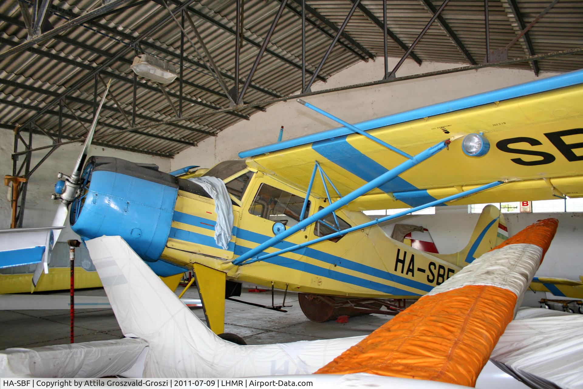 HA-SBF, 1967 PZL-Okecie PZL-101A Gawron C/N 107232, Maklár Airfield, Hungary