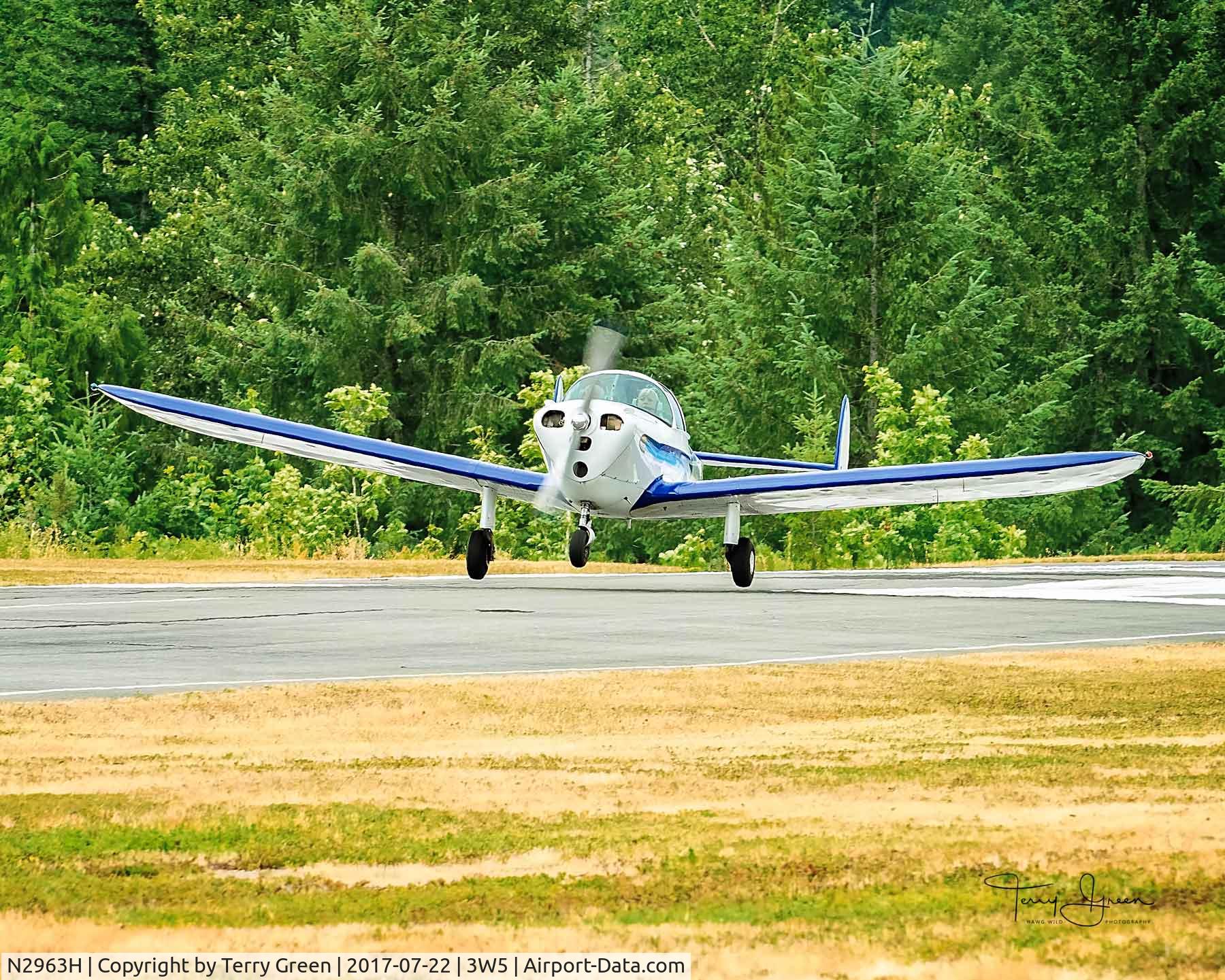 N2963H, 1946 Erco 415C Ercoupe C/N 3588, 2017 North Cascades Vintage Aircraft Museum Fly-In