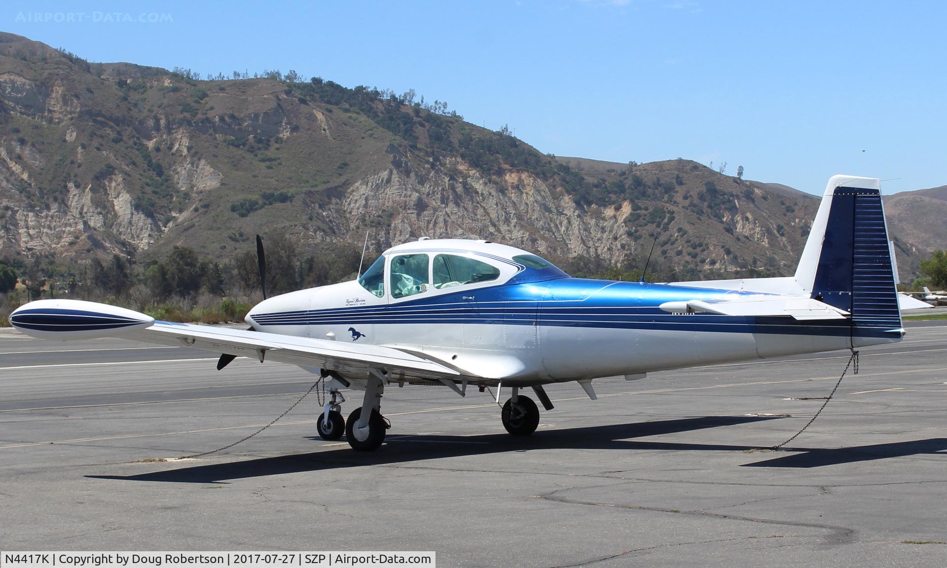 N4417K, 1948 Ryan Navion C/N NAV-4-1417, 1948 Ryan NAVION, Continental E-185 listed 205 Hp