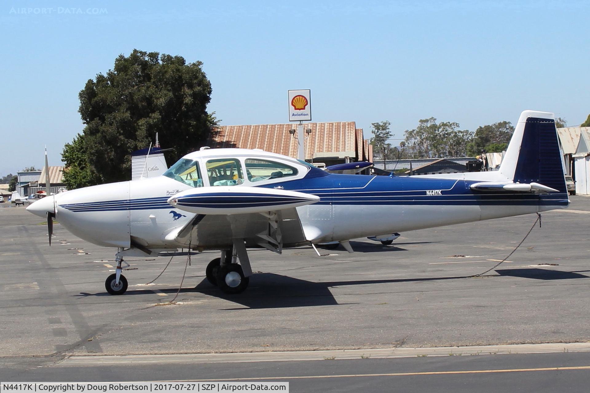 N4417K, 1948 Ryan Navion C/N NAV-4-1417, 1948 Ryan NAVION, Continental E-185 listed 205 Hp