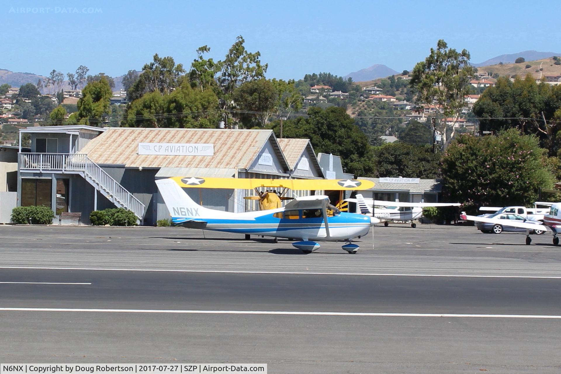 N6NX, 1961 Cessna 182D Skylane C/N 18253173, 1961 Cessna 182D SKYLANE, Continental O-470-S 230 Hp, taxi to Rwy 22