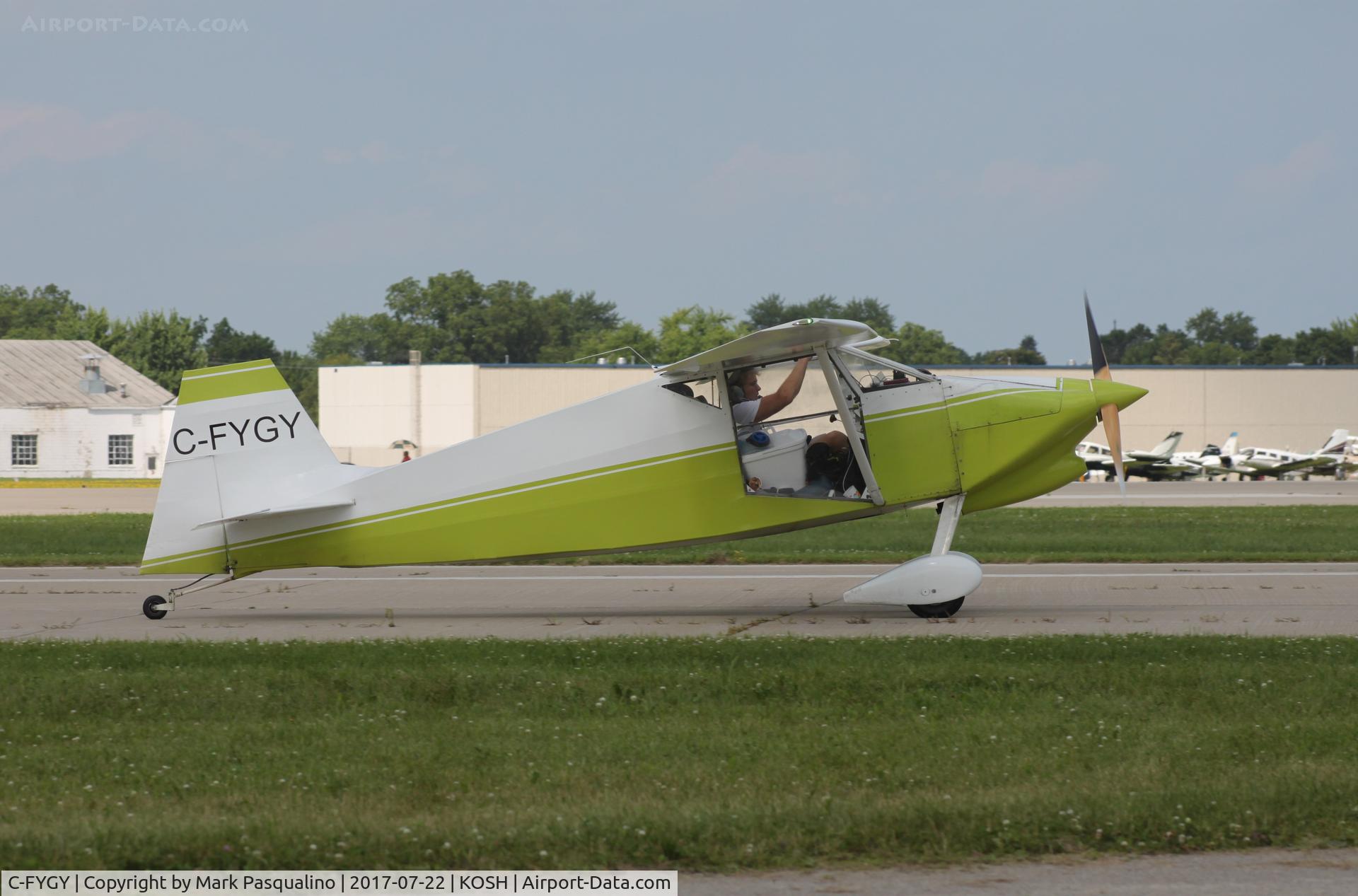 C-FYGY, 1971 Wittman W-8 Tailwind C/N 0102 54, W-8 Tailwind