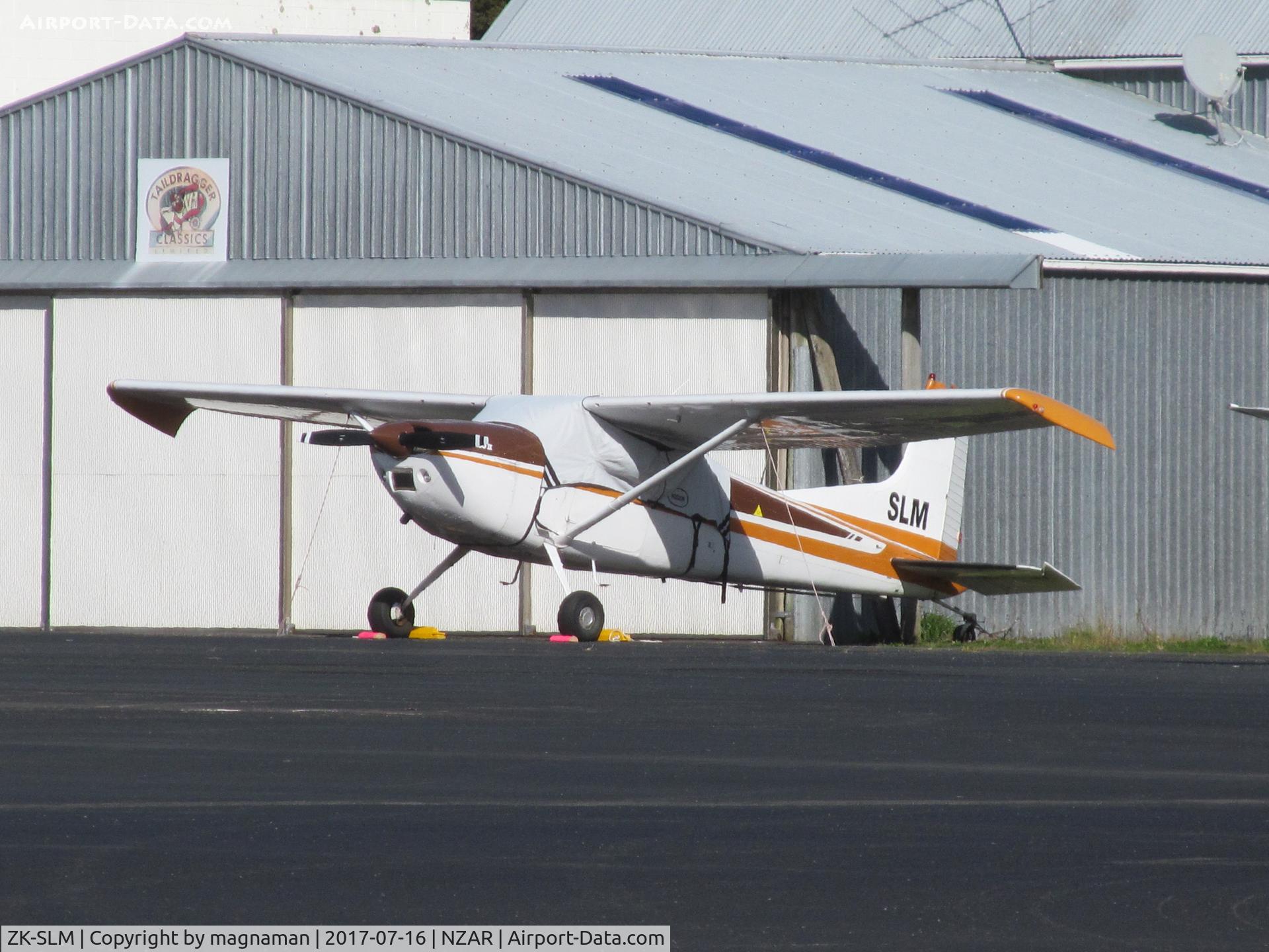 ZK-SLM, 1979 Cessna 180K Skywagon C/N 18053016, enjoying the sun