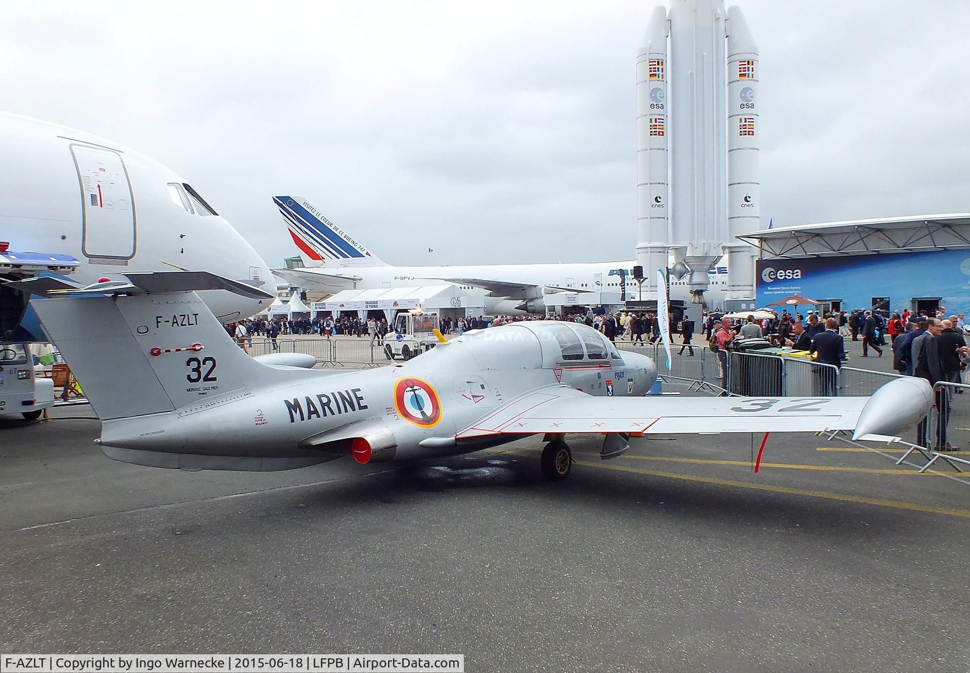 F-AZLT, 1958 Morane-Saulnier MS.760 Paris I C/N 32, Morane-Saulnier MS.760A Paris at the Aerosalon 2015, Paris