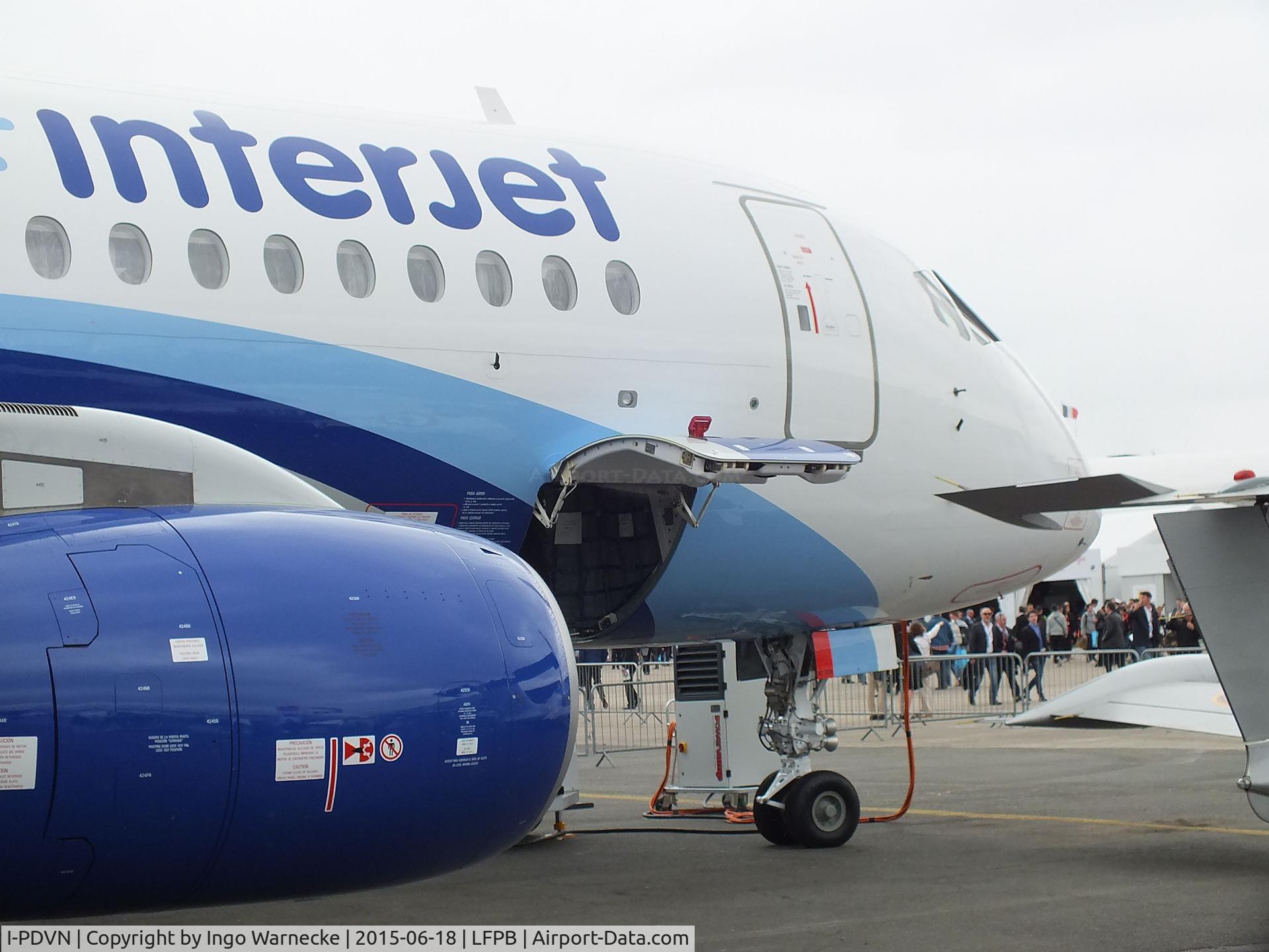 I-PDVN, Sukhoi Superjet 100 C/N unknown, Sukhoi SSJ-100 Superjet of interjet at the Aerosalon 2015, Paris
